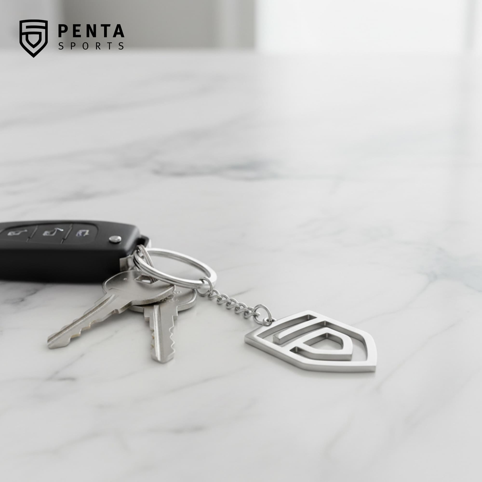 Penta Sports Logo Metal Keychain