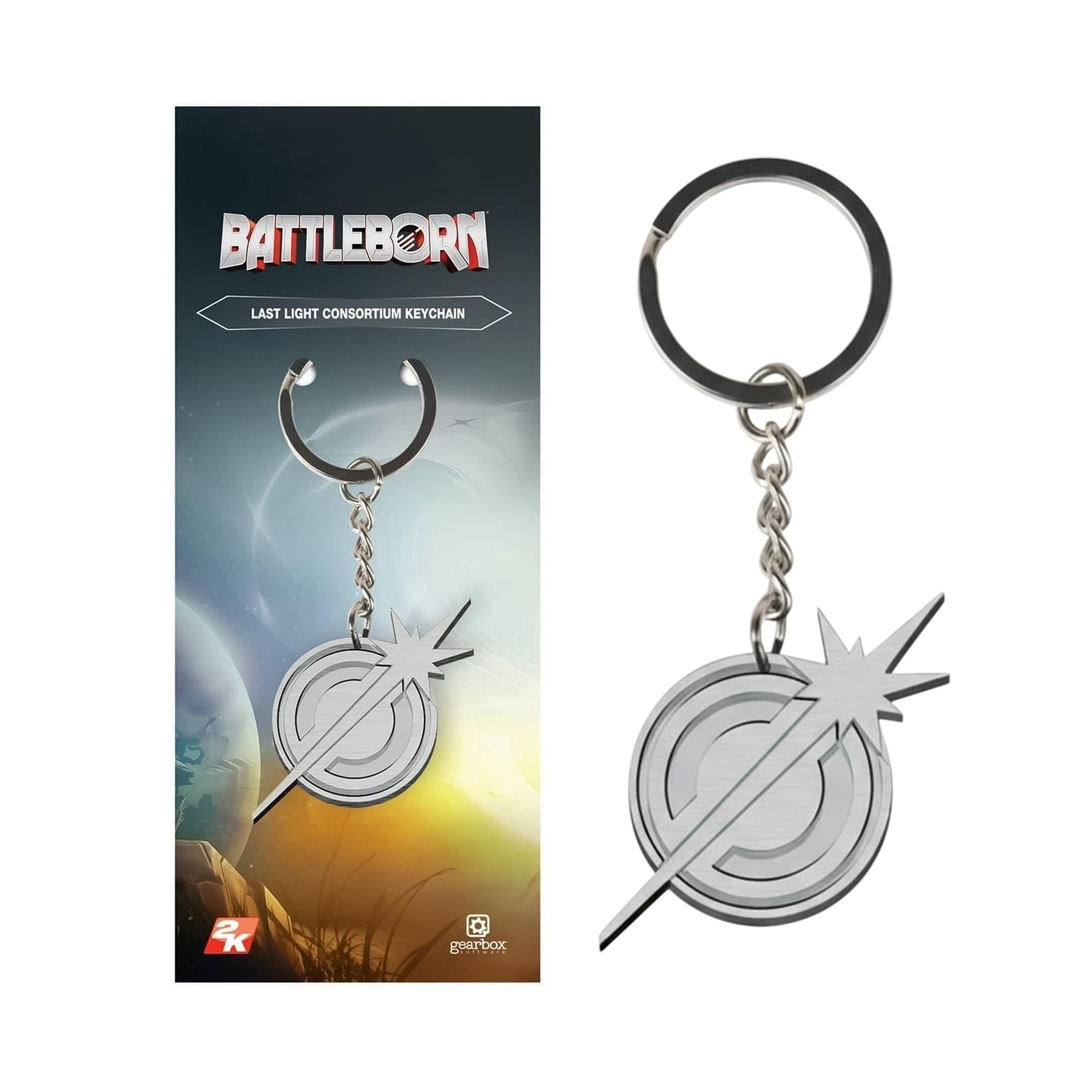 Battleborn "Last Light Consortium" Logo Metal Keychain