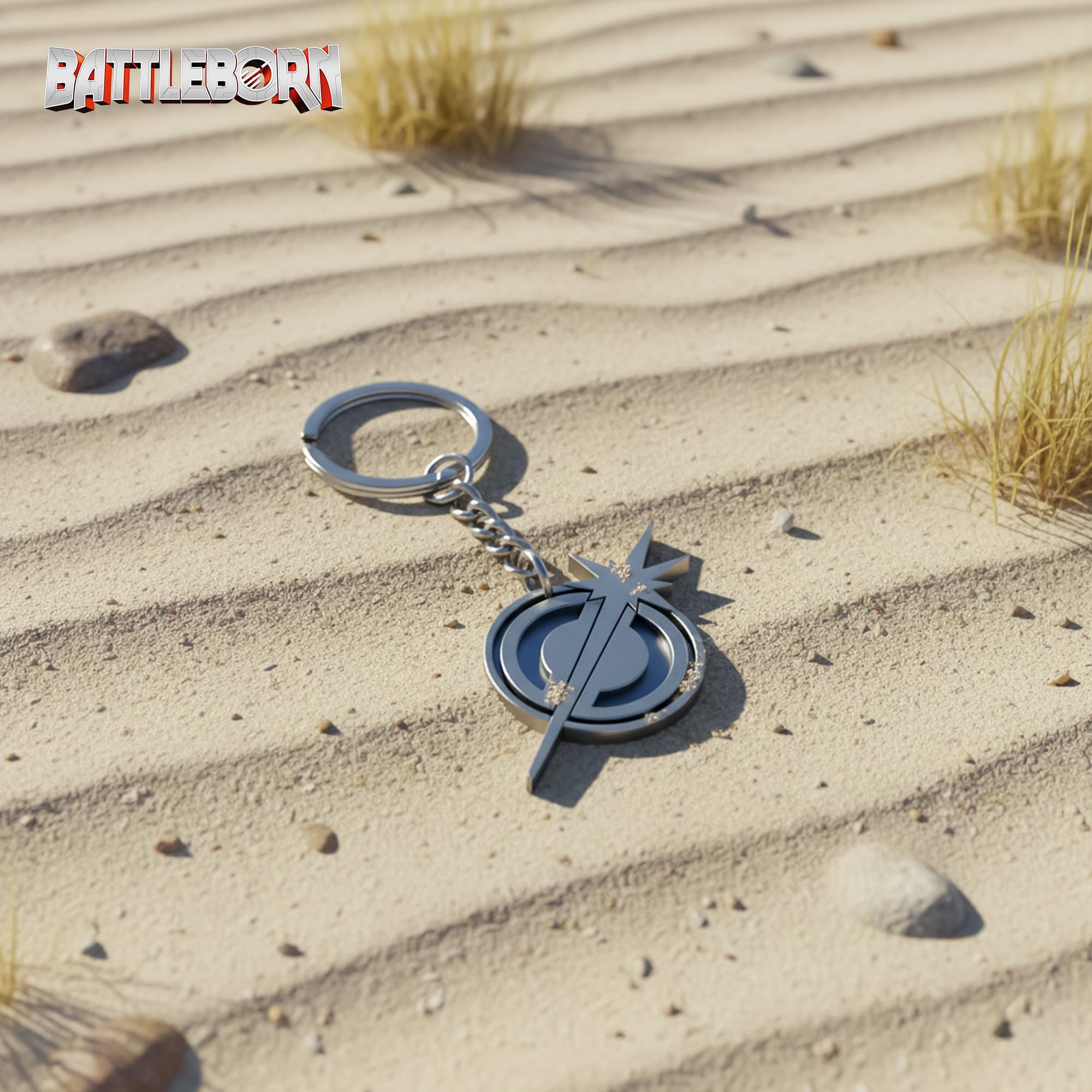 Battleborn "Last Light Consortium" Logo Metal Keychain