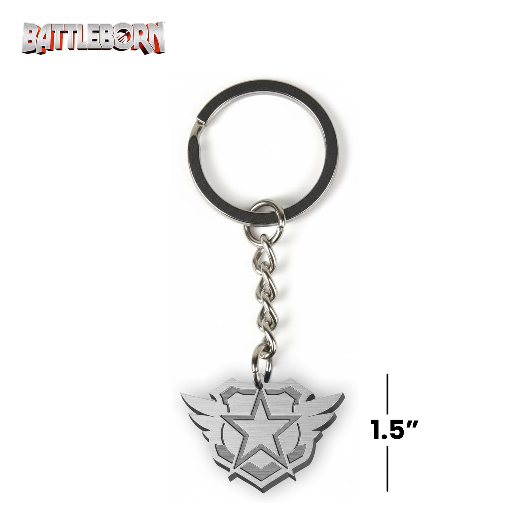 Battleborn "United Peacekeeping Republics" Logo Metal Keychain