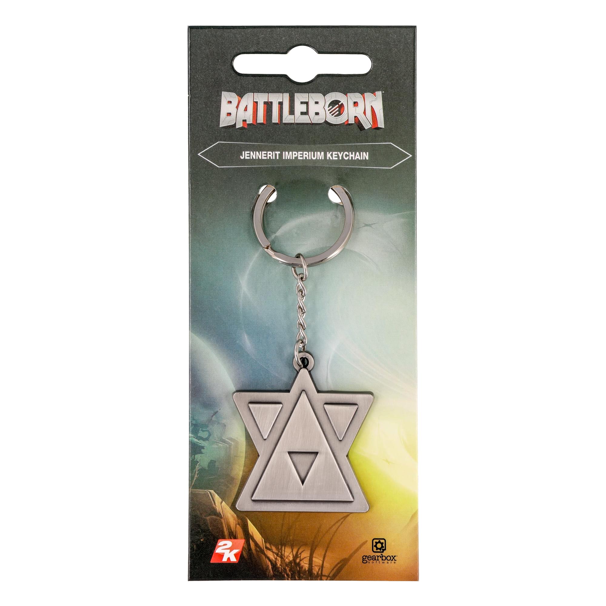 Battleborn "Jennerit Empire" Logo Metal Keychain