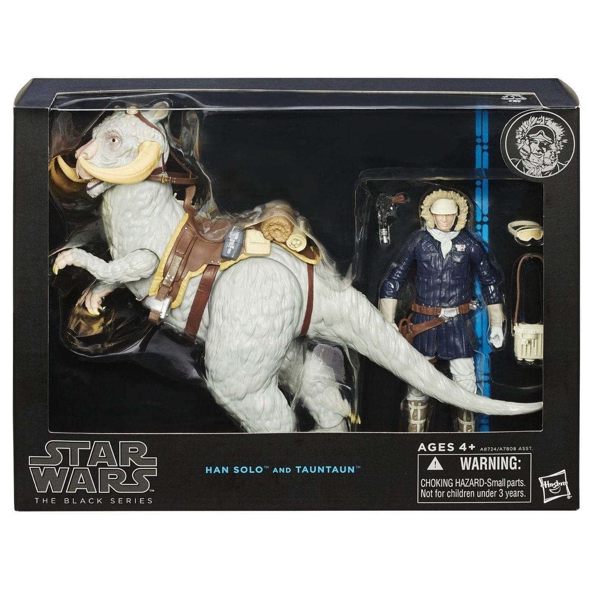 Star Wars Black Series Deluxe 6" Action Figure Set Han Solo (Hoth Gear) with Tauntaun