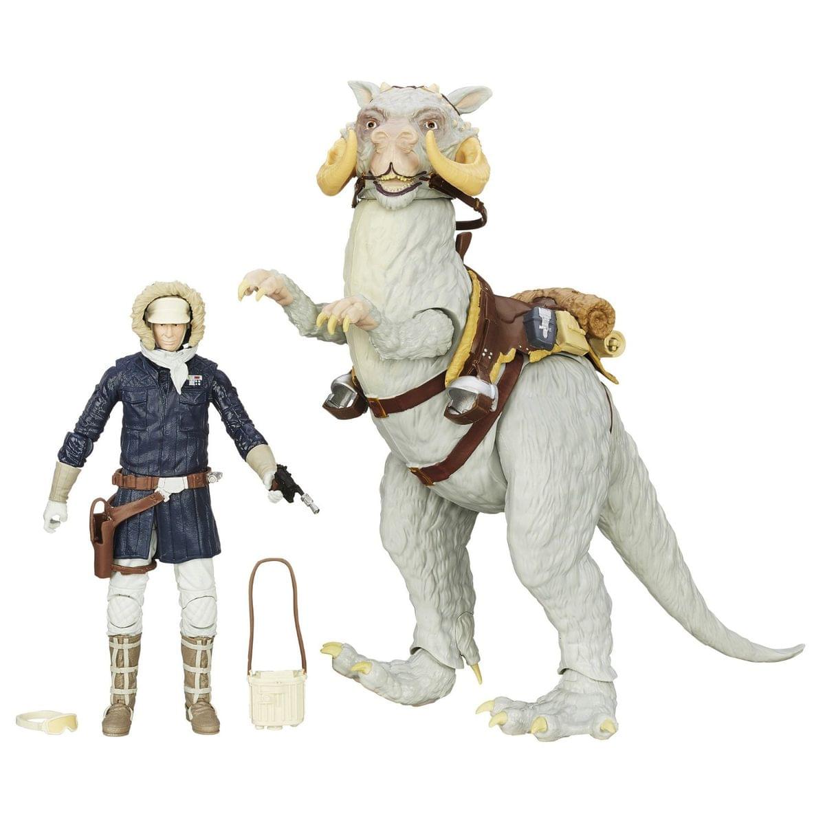 Star Wars Black Series Deluxe 6" Action Figure Set Han Solo (Hoth Gear) with Tauntaun