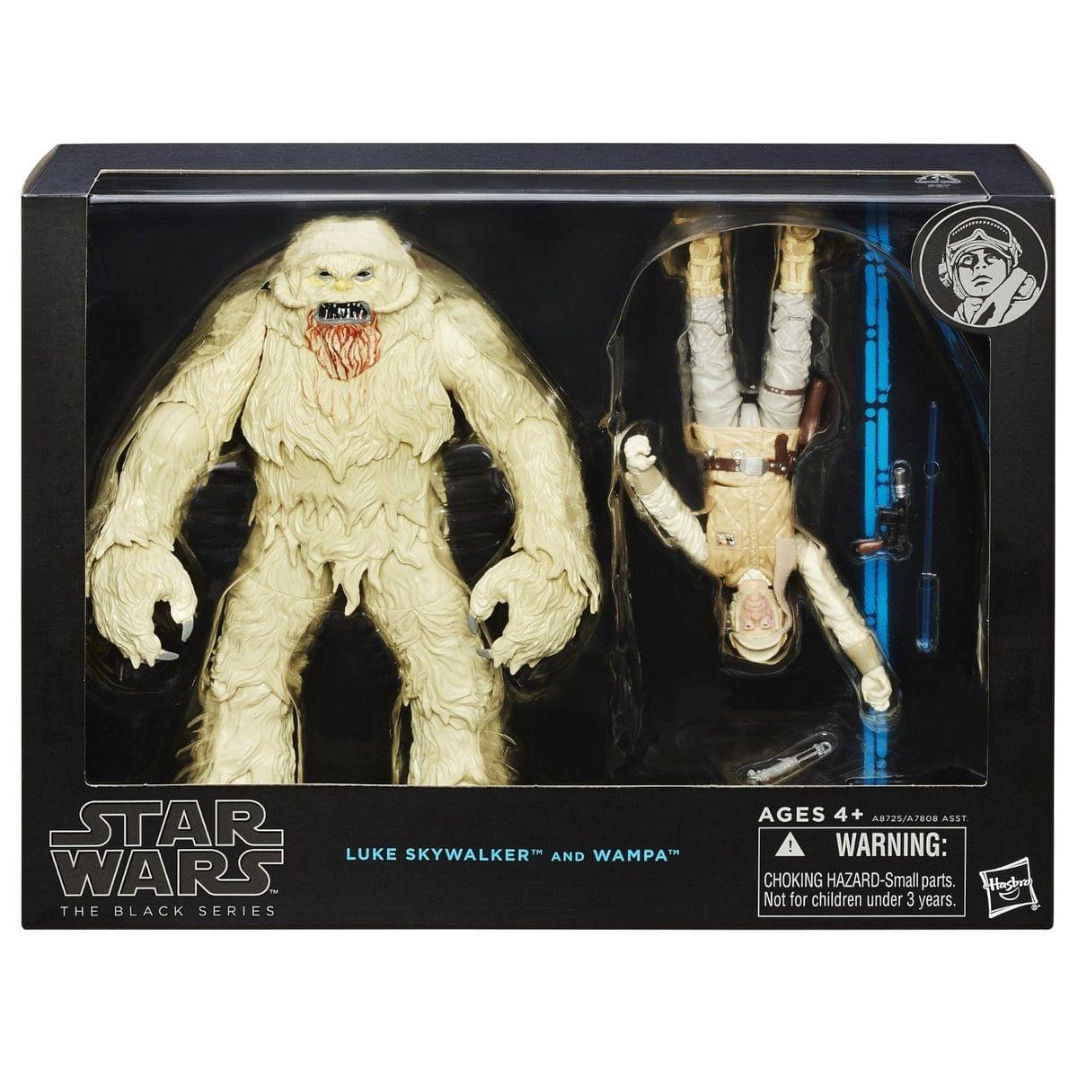 Star Wars Black Series Deluxe 6" Action Figure Set Luke Skywalker (Hoth Gear) with Wampa