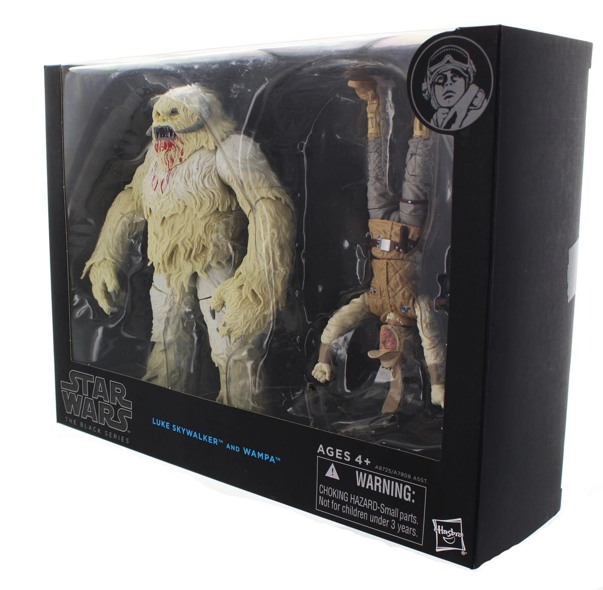 Star Wars Black Series Deluxe 6" Action Figure Set Luke Skywalker (Hoth Gear) with Wampa
