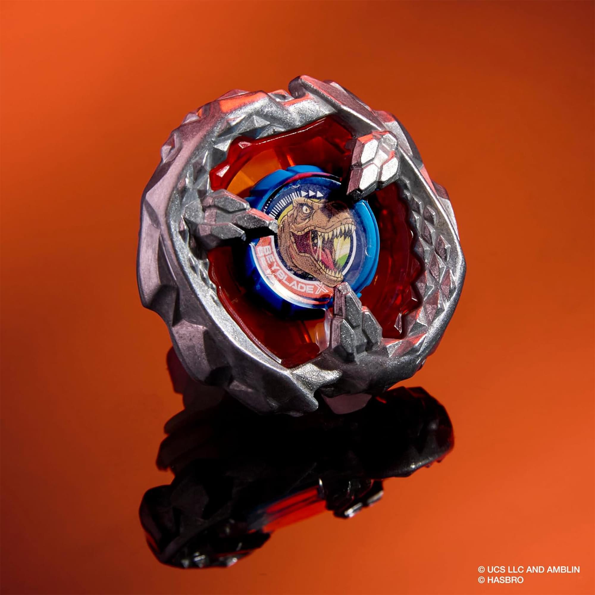 Beyblade X Jurassic World T. Rex vs Mosasaurus 2 Pack