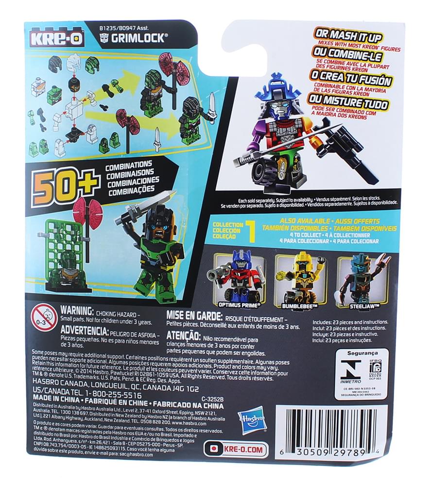 Transformers Kre-O Custom Kreon Mini Figure: Grimlock
