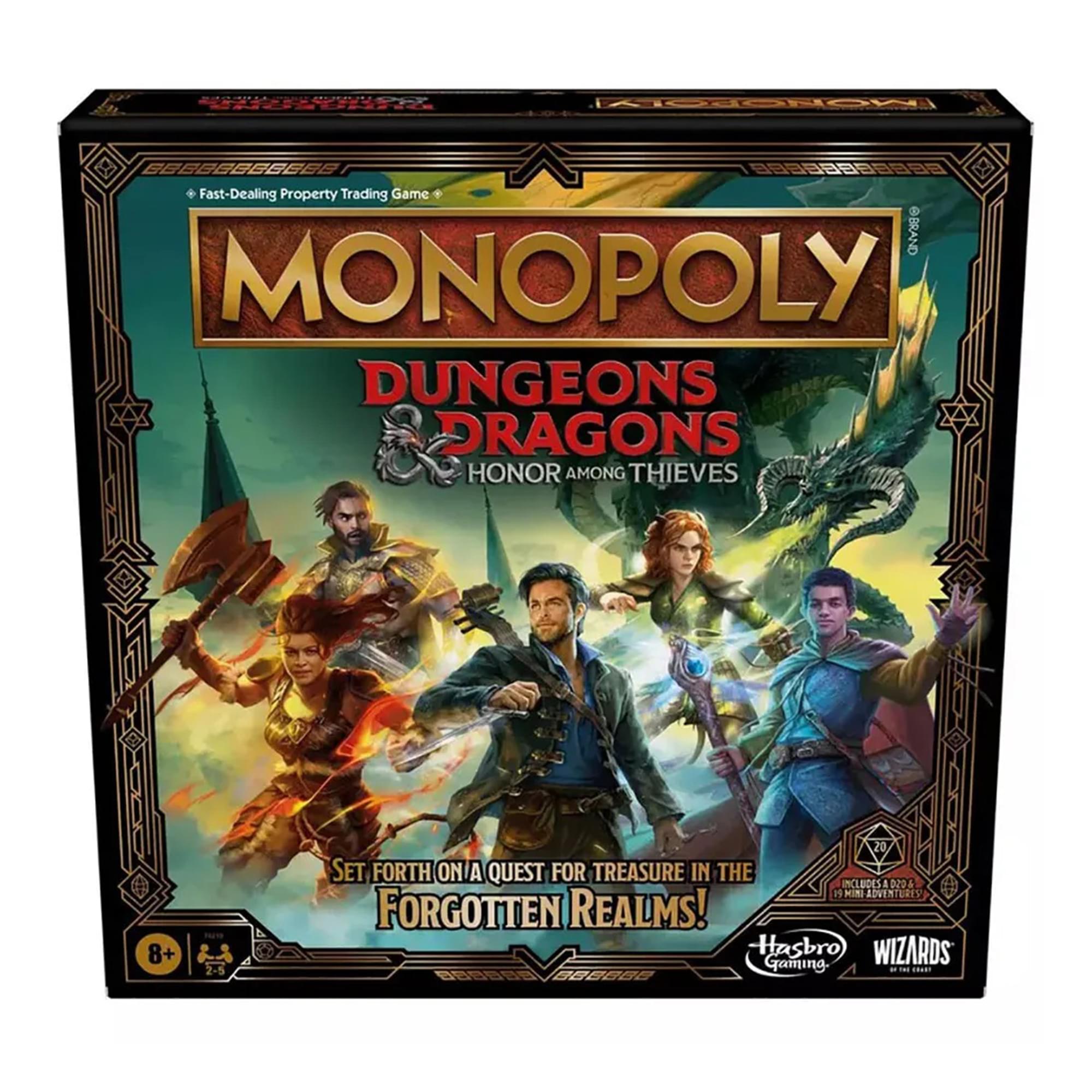 Dungeons & Dragons: Honor Among Thieves Monopoly Board Game