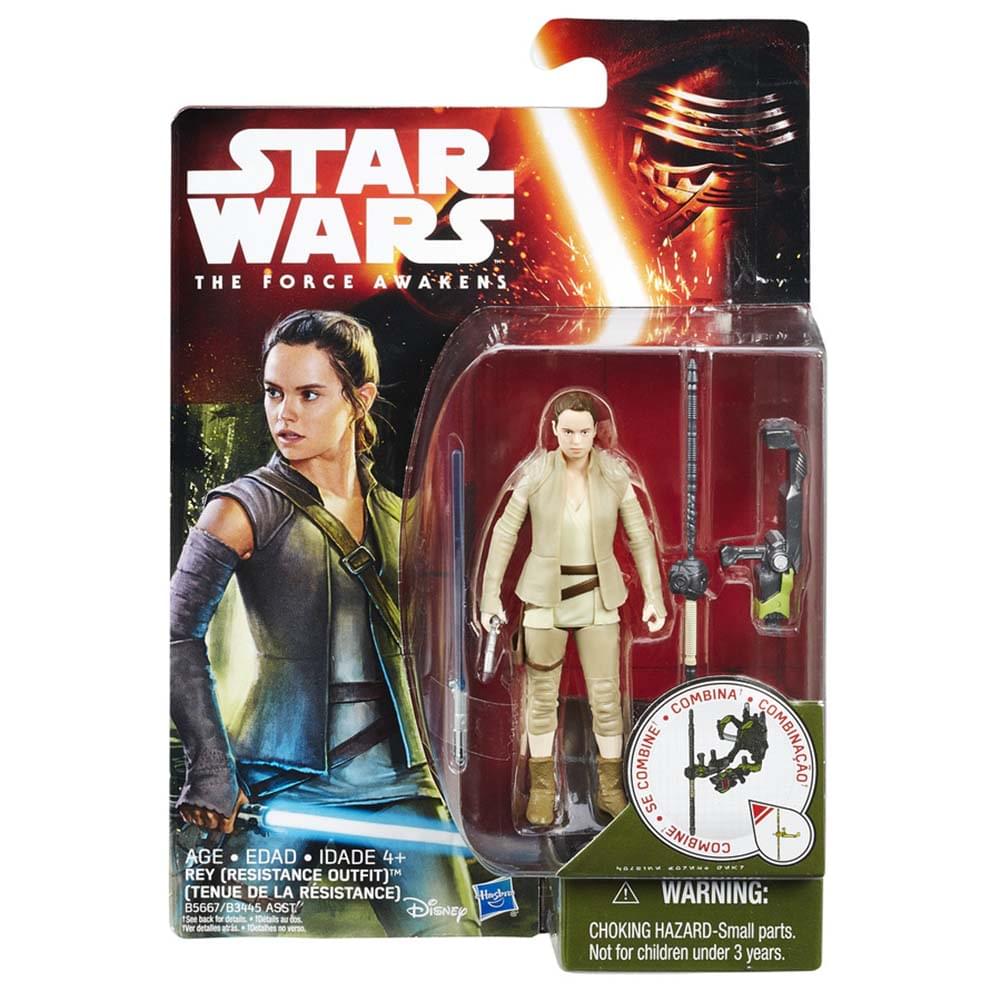 Star Wars The Force Awakens 3.75-Inch Figure: Rey Resistance Outfit