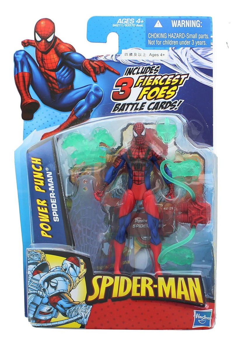 Marvel Spider-Man 3.75 Inch Figure - Power Punch Spider-Man | Free Shi