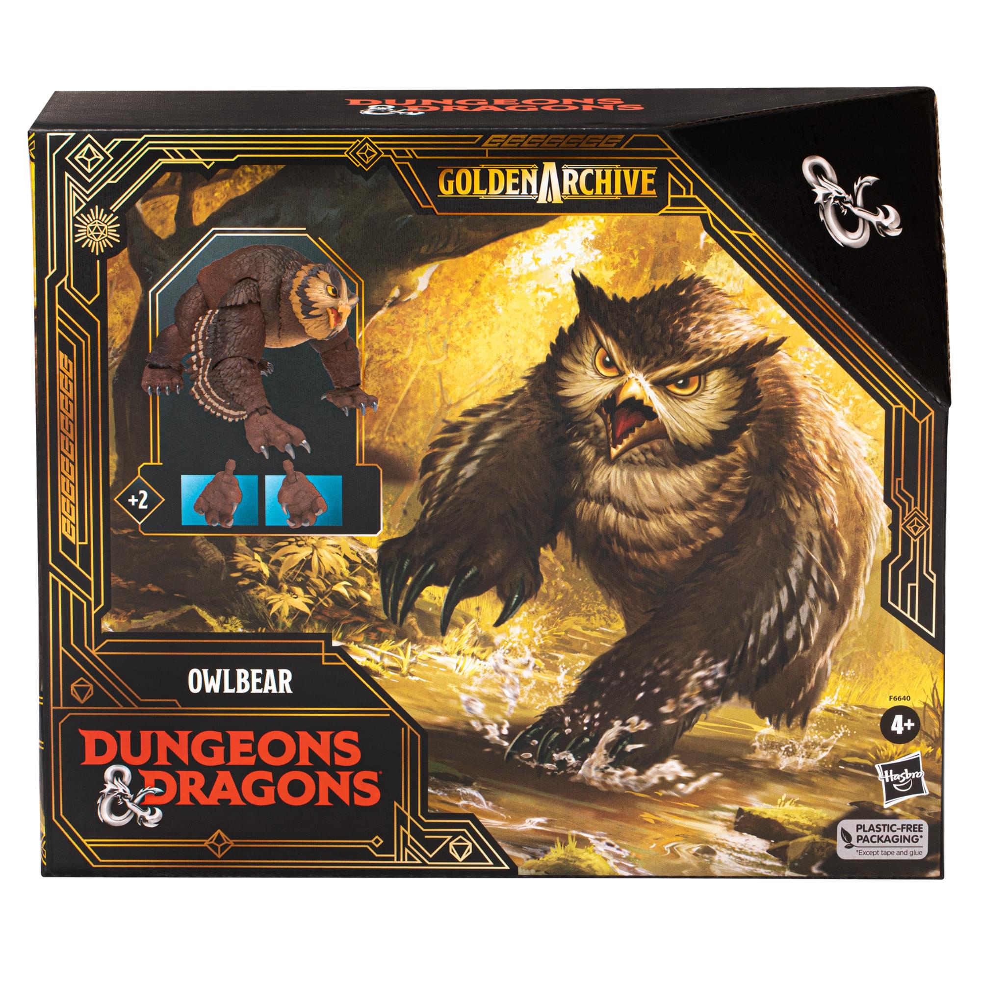 Dungeons & Dragons Golden Archive 6 Inch Scale Owlbear Action Figure