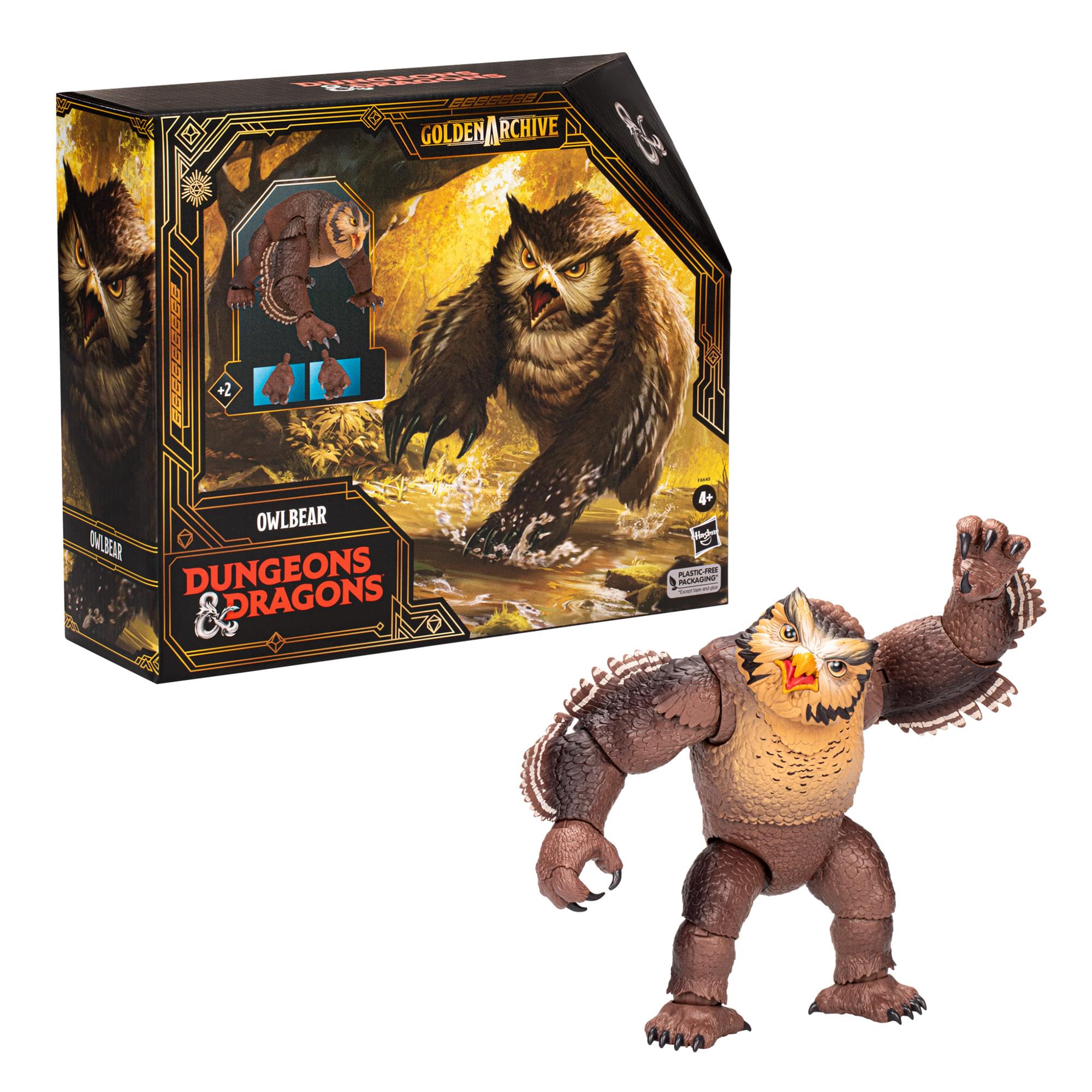 Dungeons & Dragons Golden Archive 6 Inch Scale Owlbear Action Figure