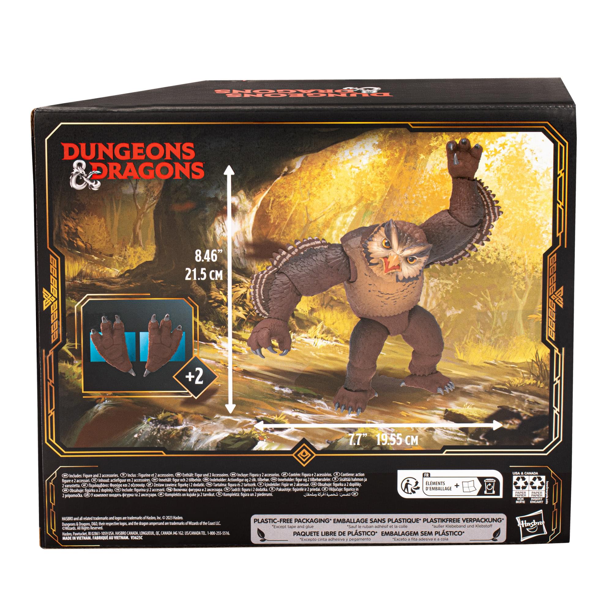 Dungeons & Dragons Golden Archive 6 Inch Scale Owlbear Action Figure