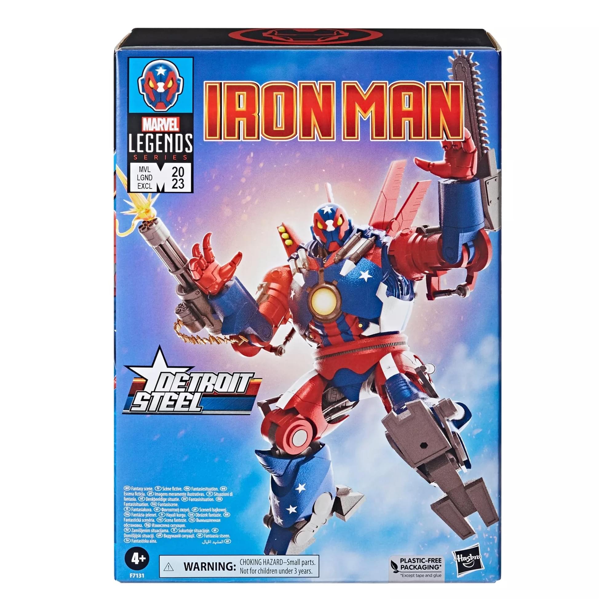 Hasbro Marvel Legends Series Detroit Steel Iron Man 9" Action Figure