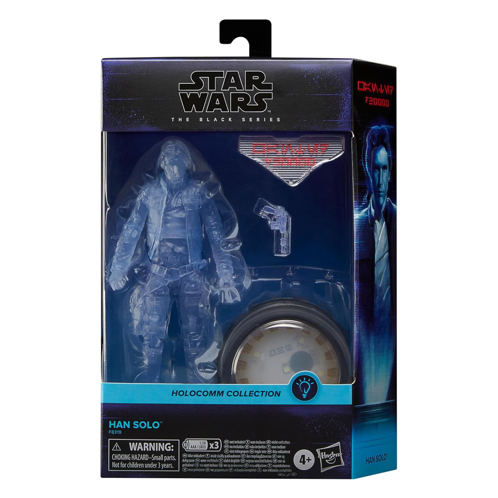 Star Wars The Black Series 6 inch Action Figure | Holocomm Han Solo