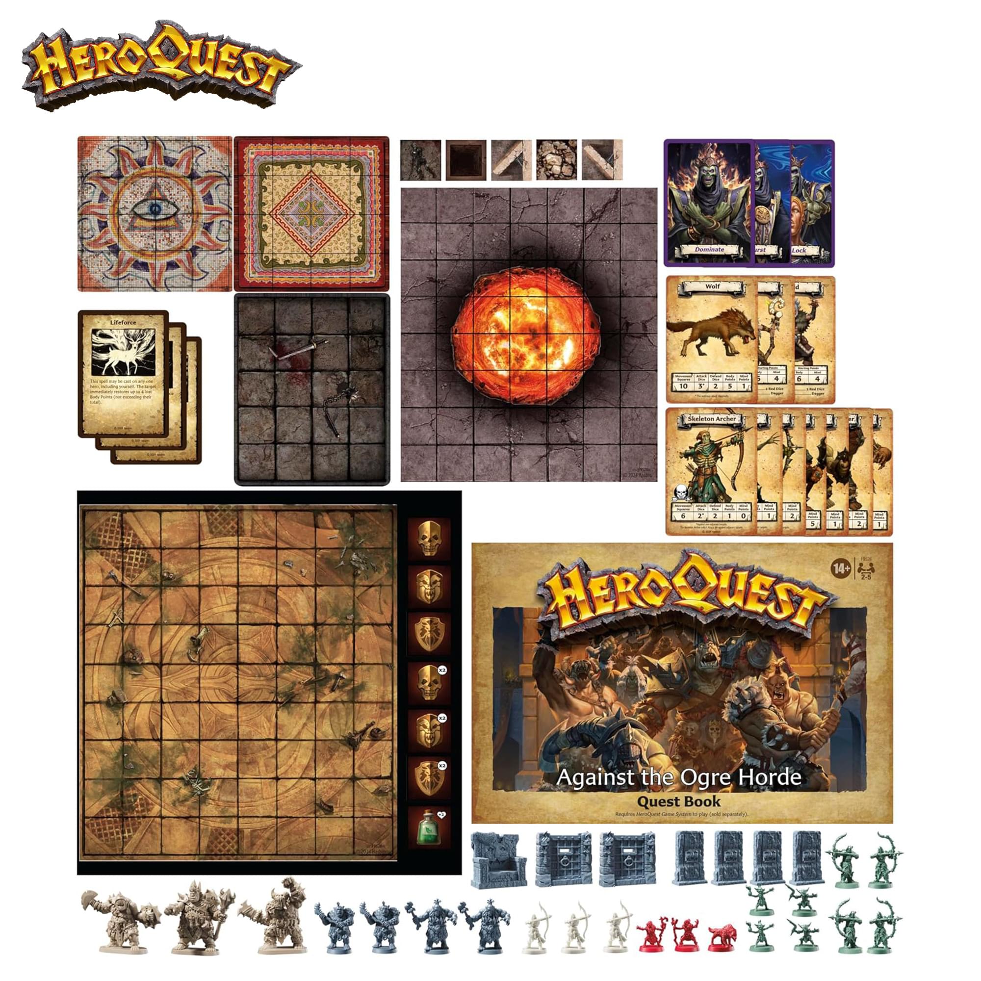 Hero Quest Against The Ogre Horde Quest Pack Roleplaying Game