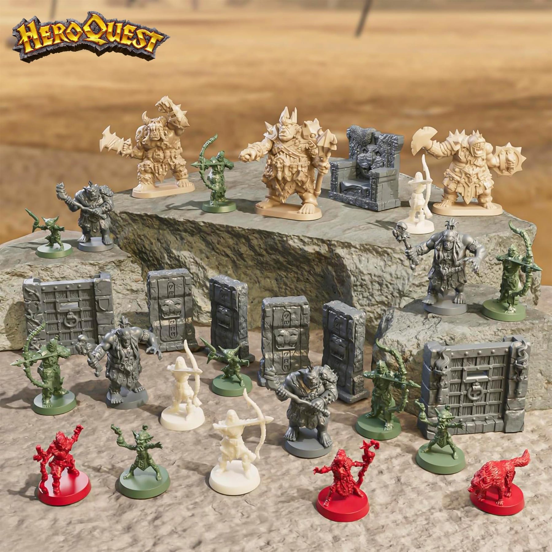 Hero Quest Against The Ogre Horde Quest Pack Roleplaying Game