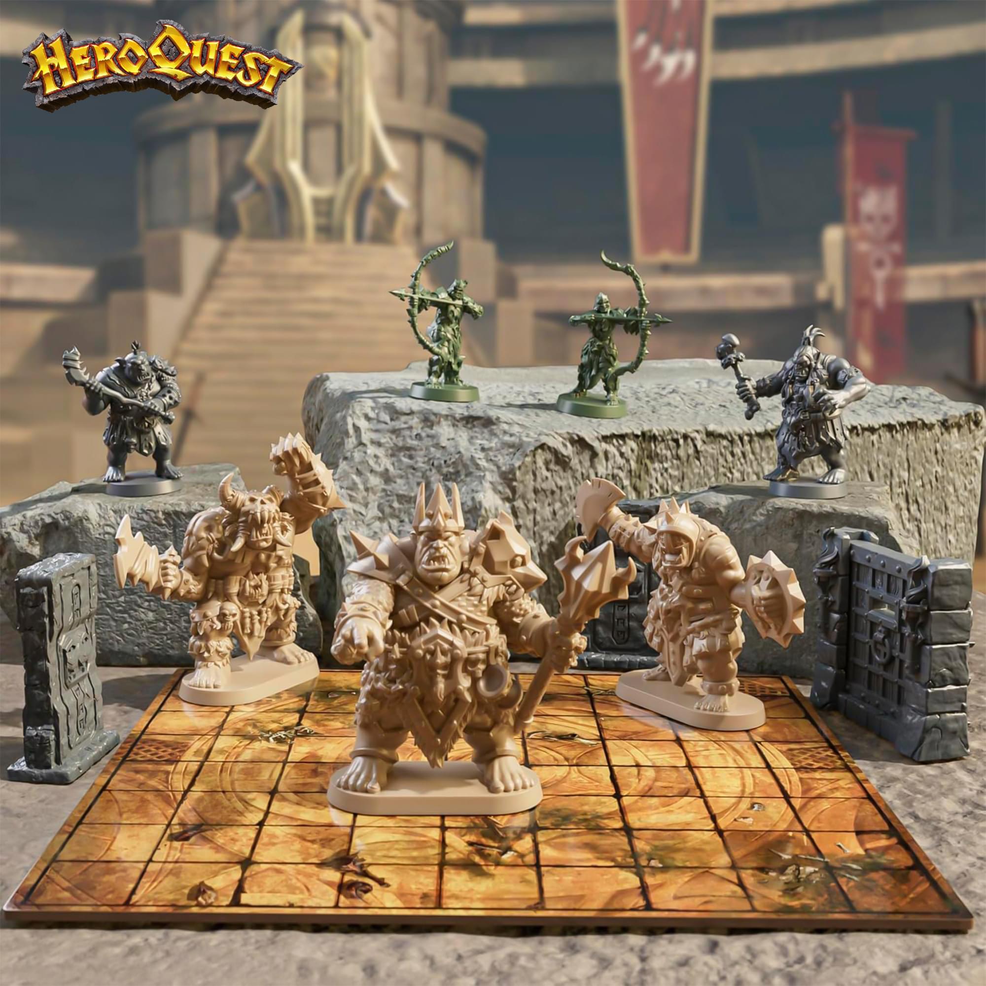 Hero Quest Against The Ogre Horde Quest Pack Roleplaying Game
