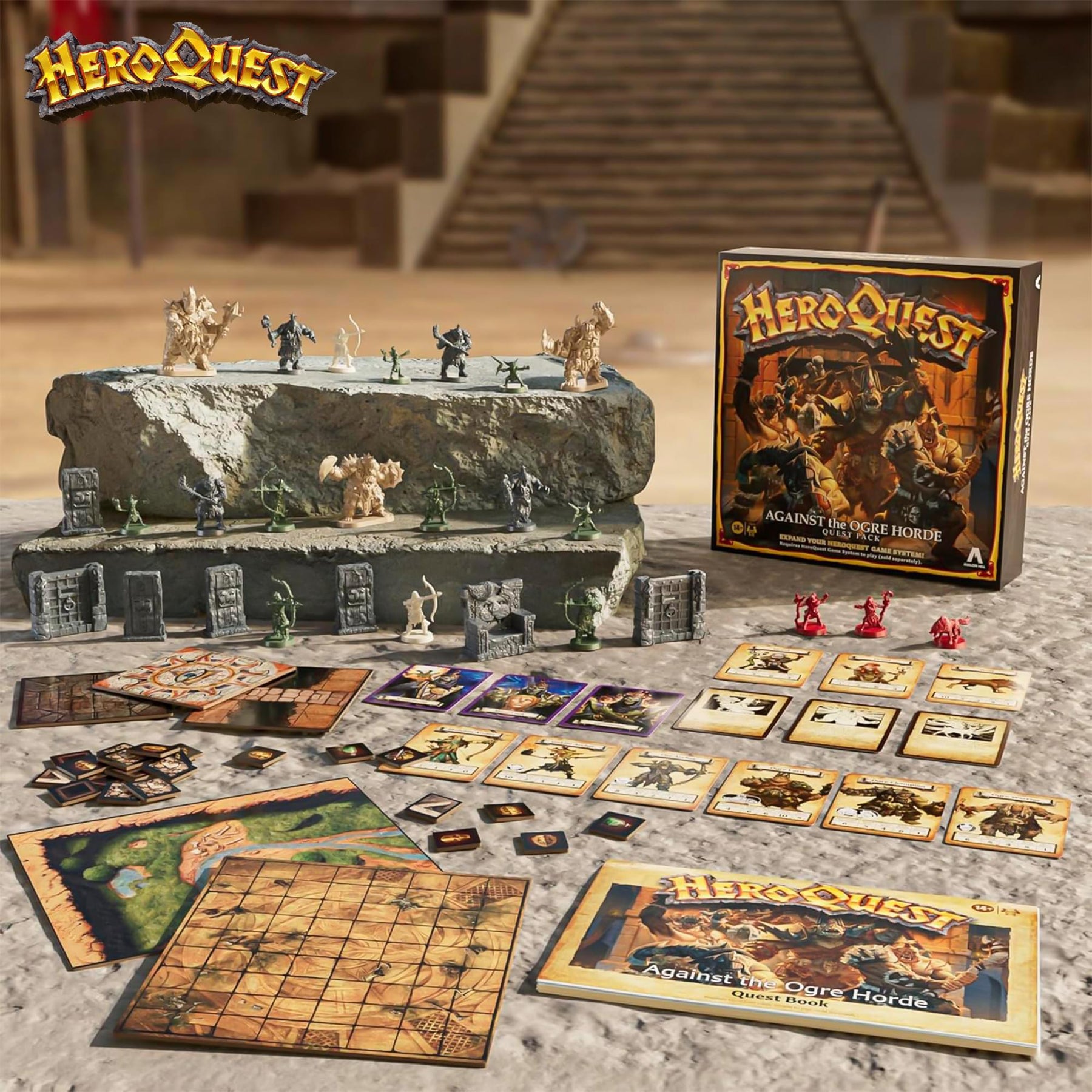 Hero Quest Against The Ogre Horde Quest Pack Roleplaying Game