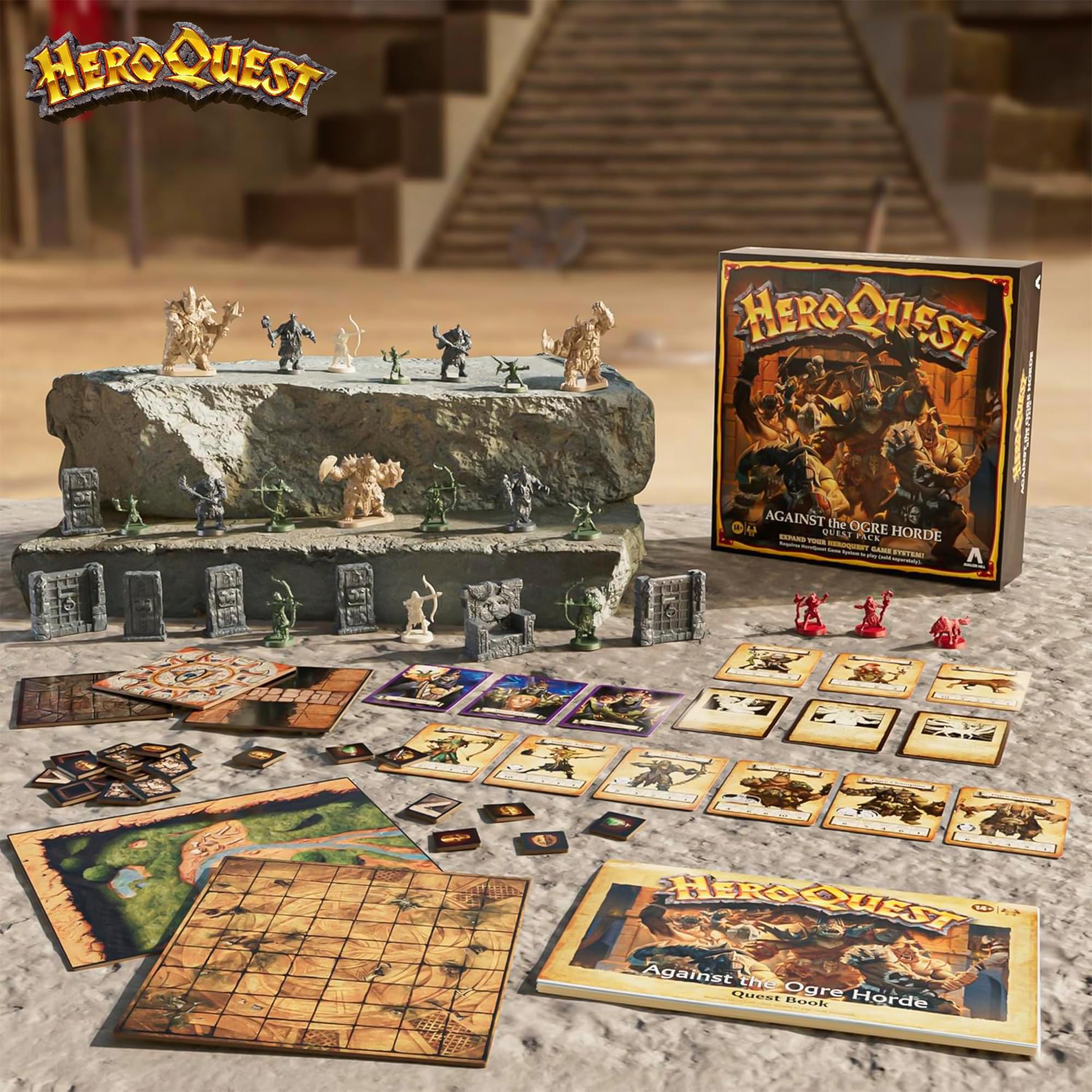 Hero Quest Against The Ogre Horde Quest Pack Roleplaying Game
