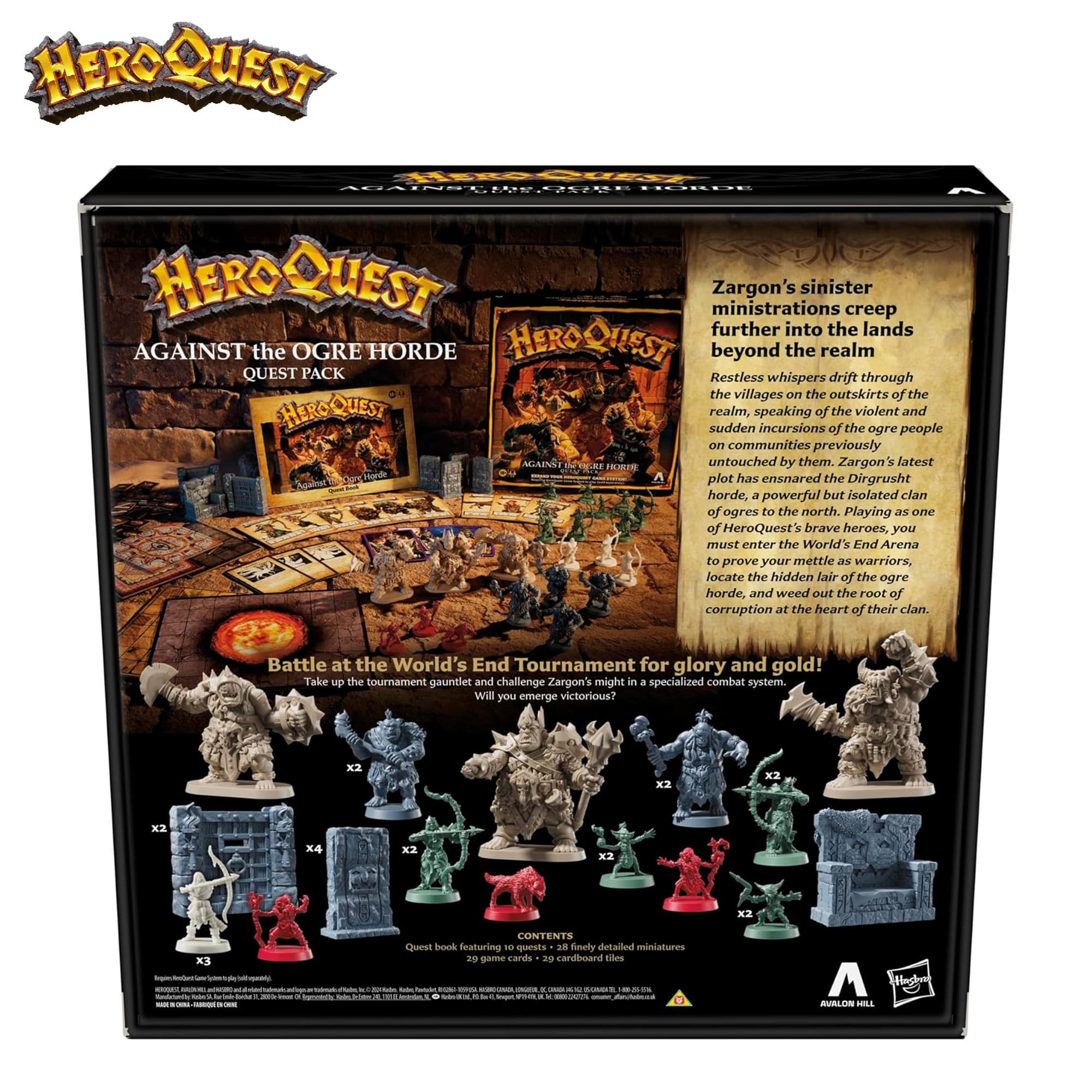 Hero Quest Against The Ogre Horde Quest Pack Roleplaying Game