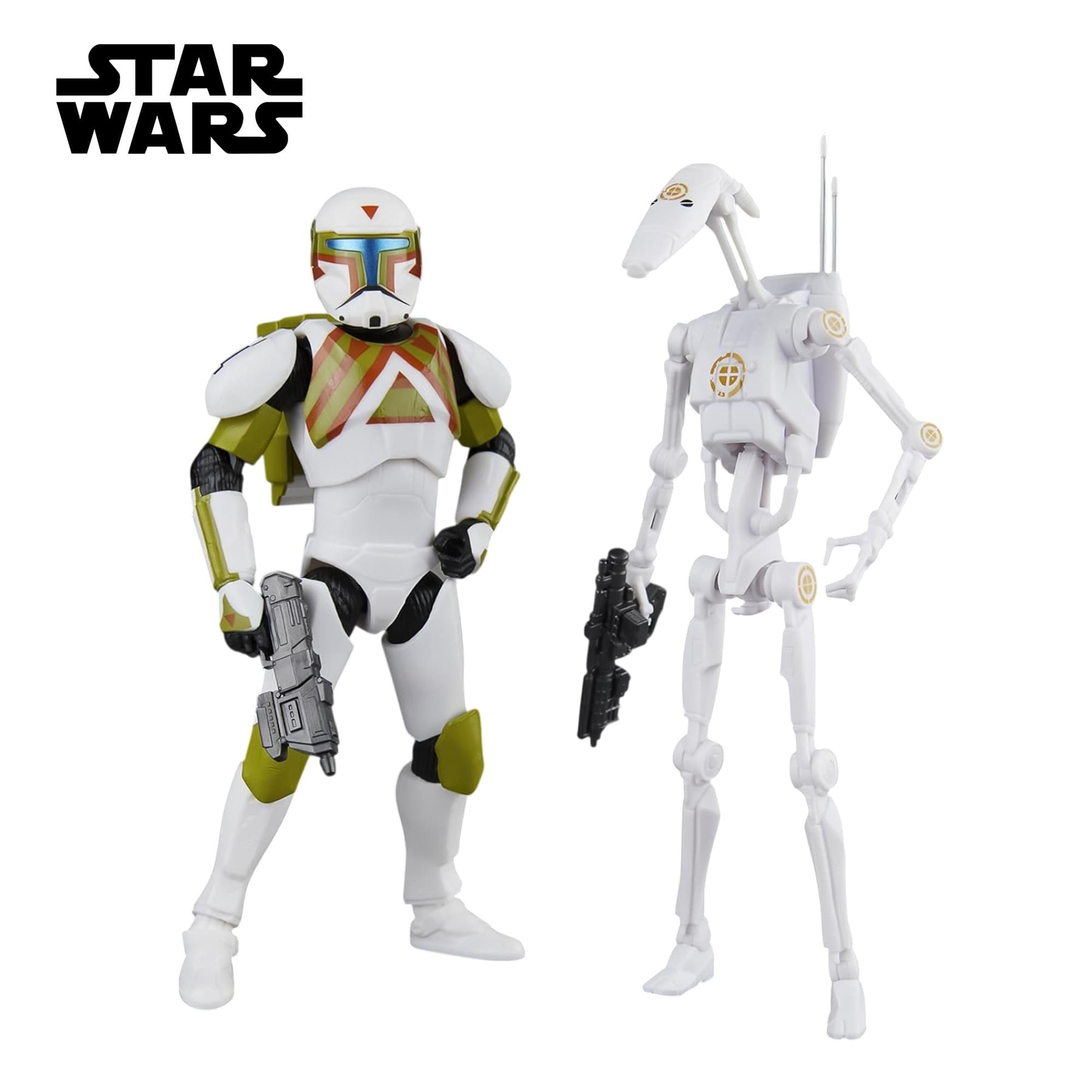 Star Wars 6-Inch Urban Fighter Clone Commando and B1 Battle Droid Figure Set