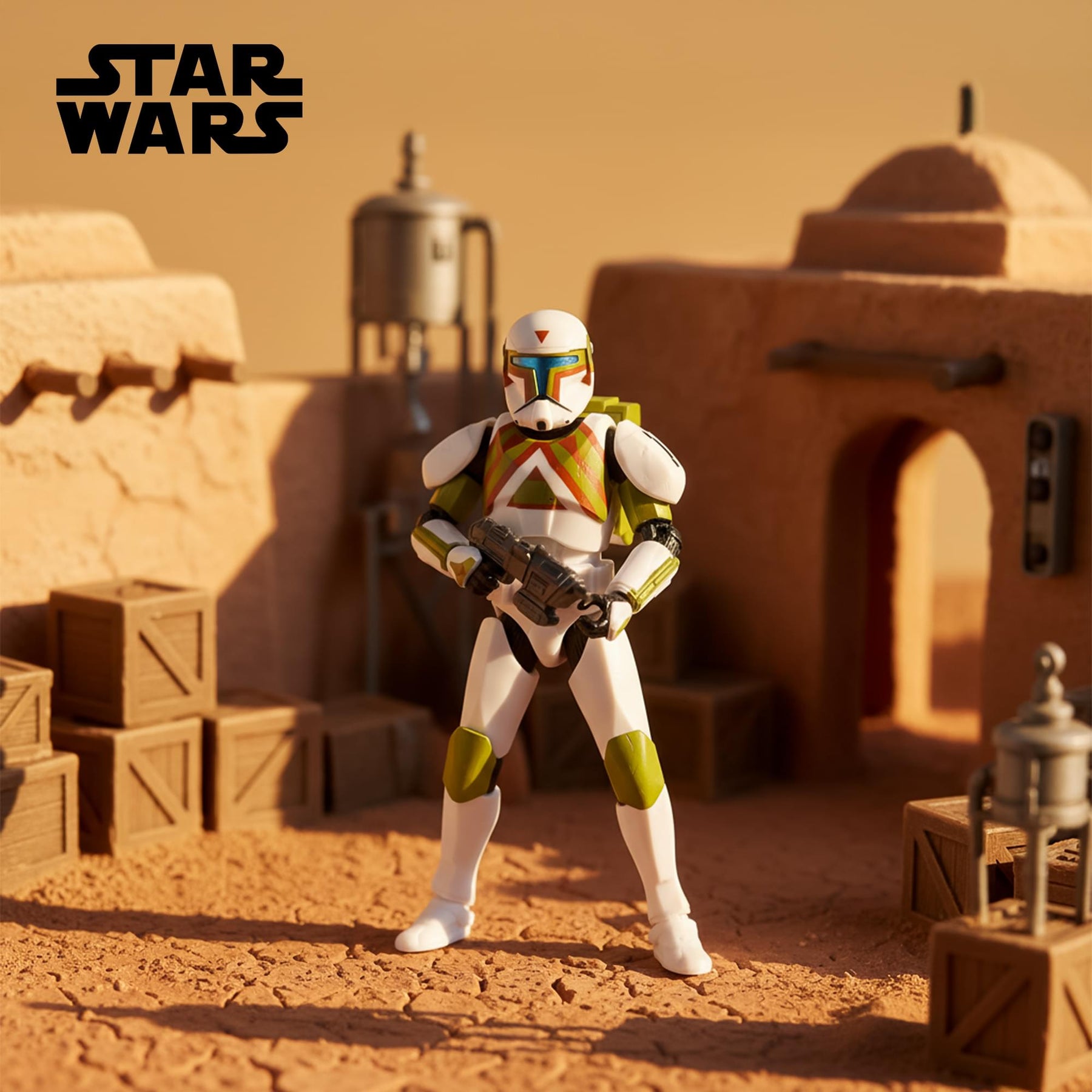 Star Wars 6-Inch Urban Fighter Clone Commando and B1 Battle Droid Figure Set