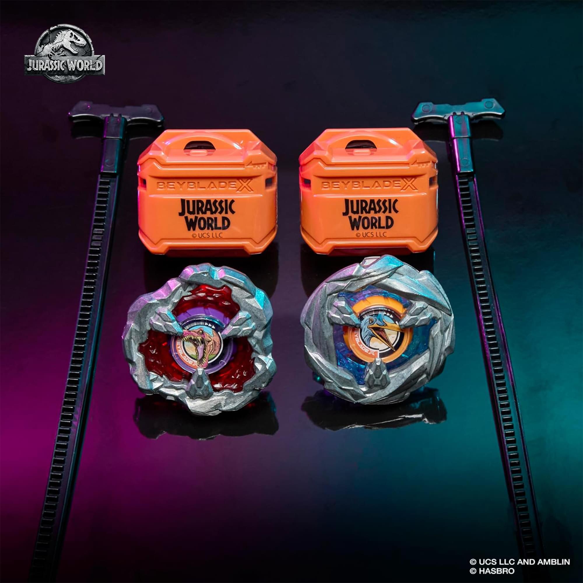 Beyblade X Jurassic World Spinosaurus vs. Quetzalcoatlus 2 Pack