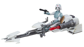 Star Wars: Rebels 3.75" Vehicle: AT-DP Pilot and Imperial Speeder