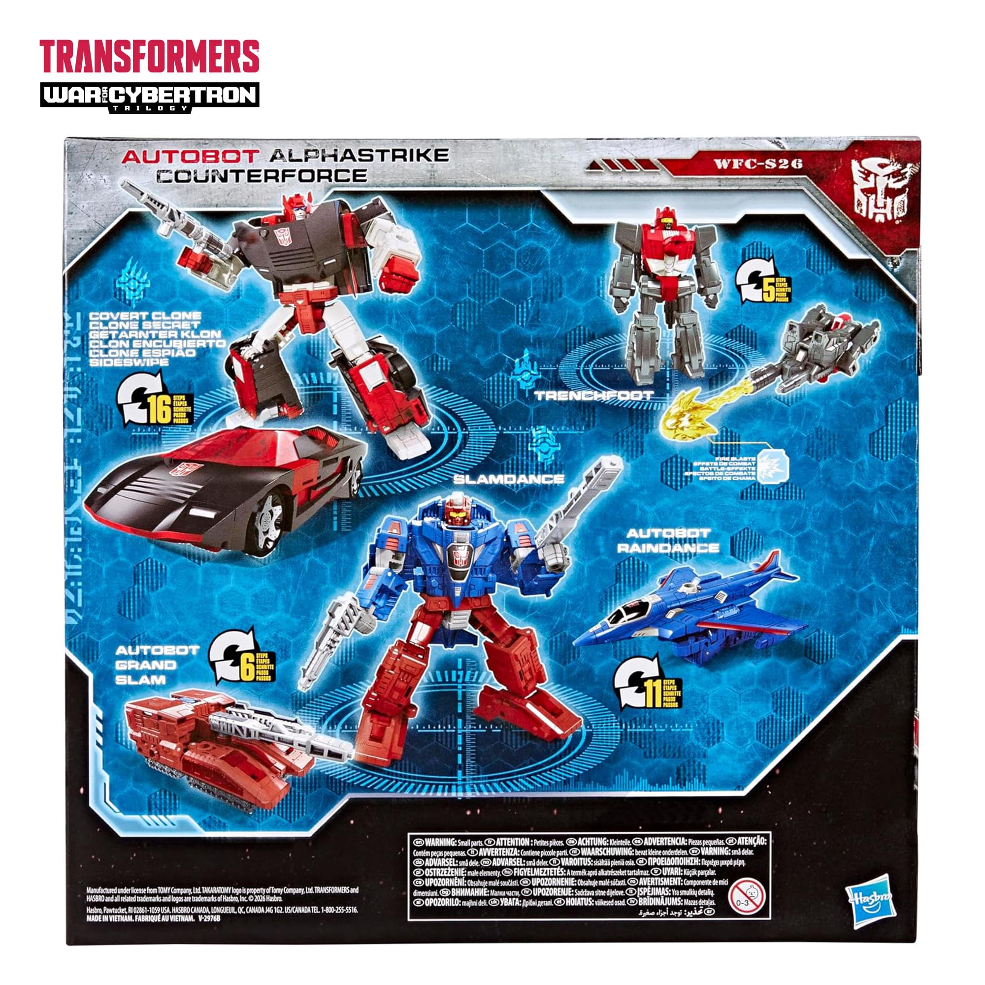 Transformers War For Cybertron WFC-S26 Autobot Alphastrike Counterforce 3-Pack