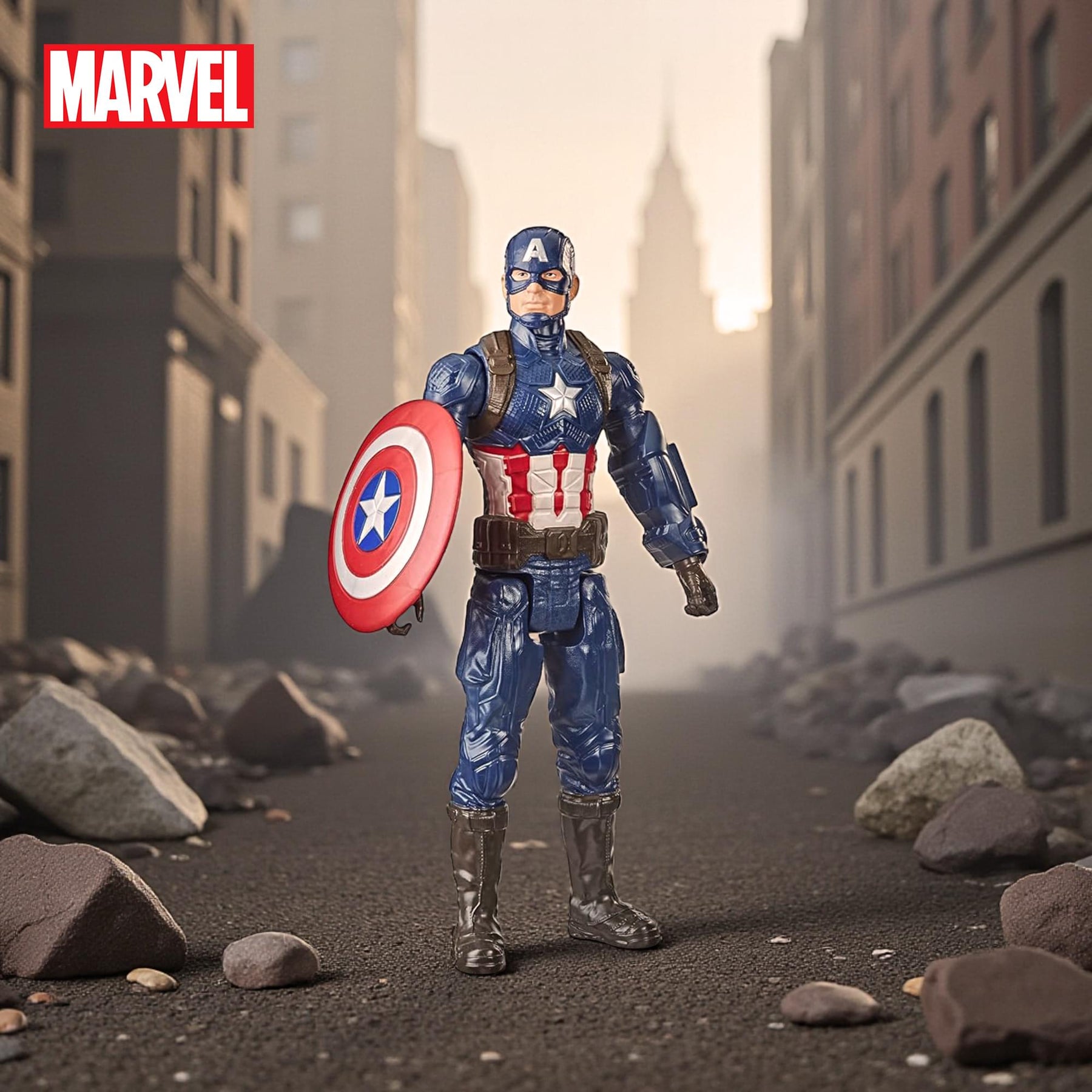 Marvel Avengers Titan Hero Captain America Action Figure