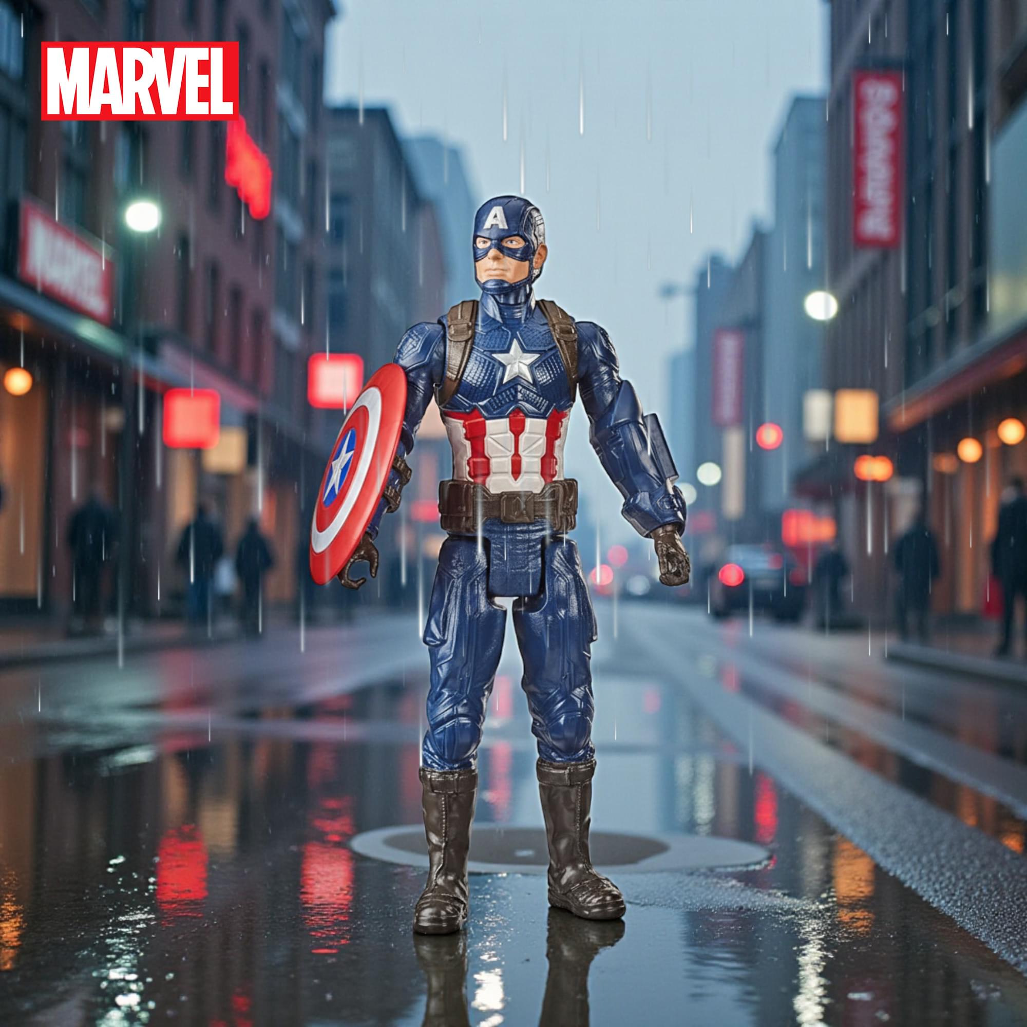 Marvel Avengers Titan Hero Captain America Action Figure