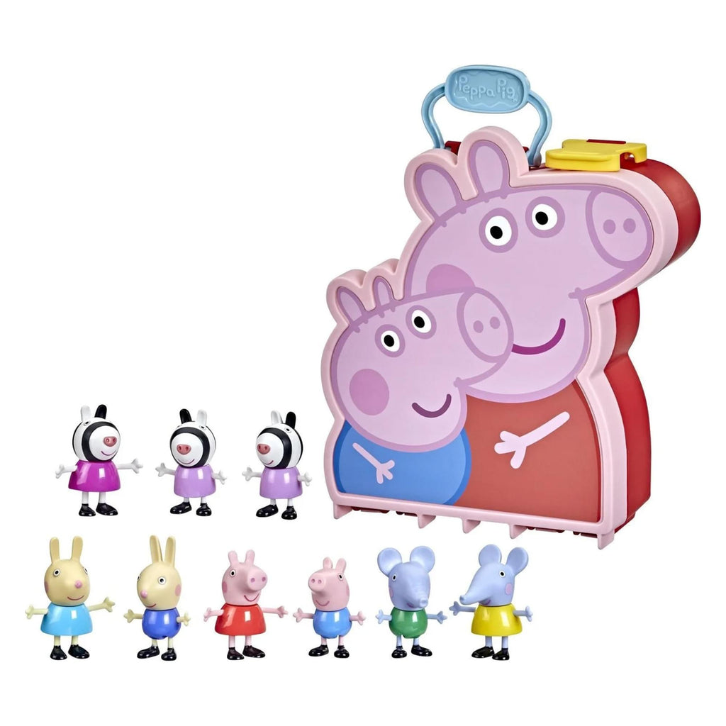 Peppa Pig Brothers & Sisters 9 Piece Figure Set | Free Shipping