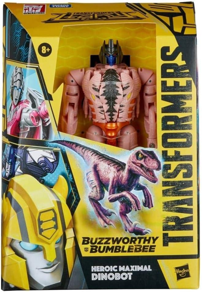 Transformers Buzzworthy Bumblebee Heroic Maximal Dinobot Action Figure