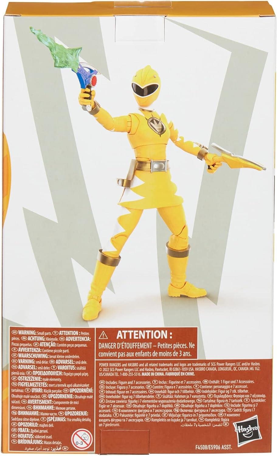 Power Rangers Lightning Collection Action Figure | Dino Thunder Yellow Ranger