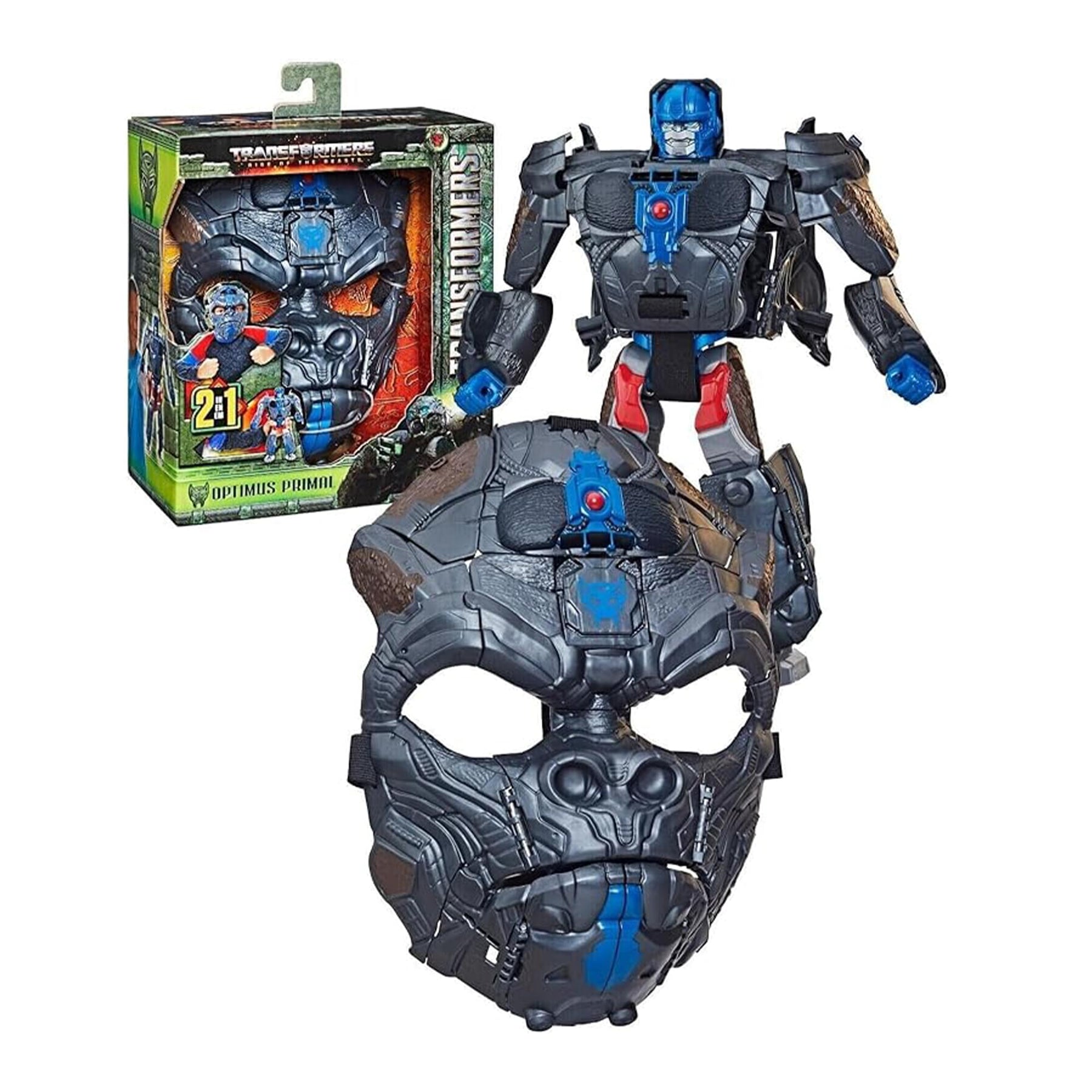 Transformers: Rise of the Beasts 2-in-1 Optimus Primal Role Play Mask