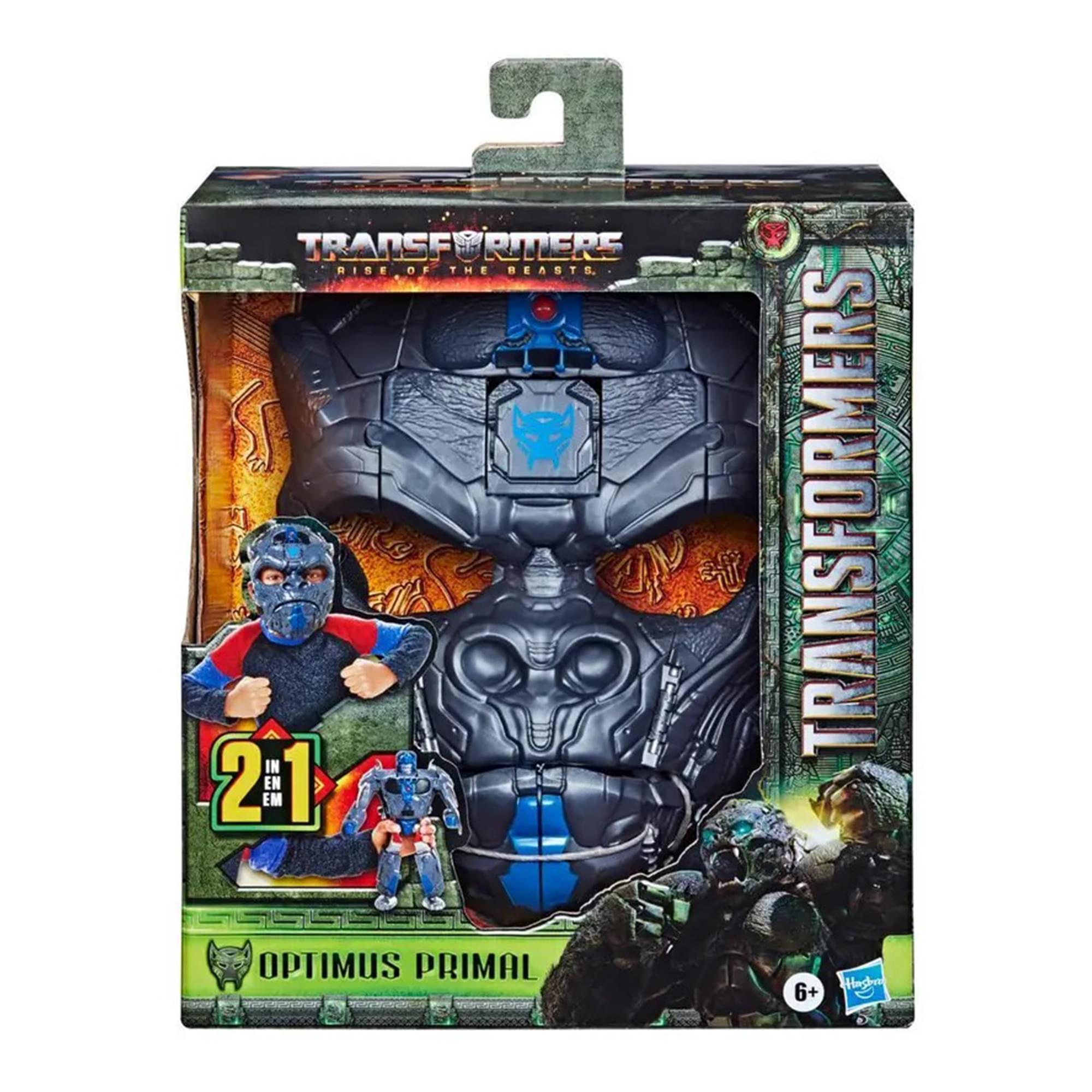Transformers: Rise of the Beasts 2-in-1 Optimus Primal Role Play Mask