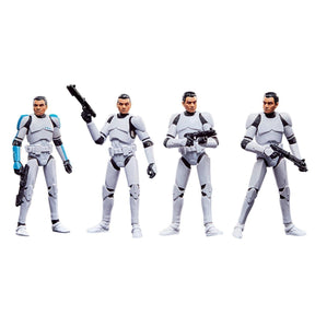 Star Wars 3.75 Inch Action Figure 4-Pack | Phase I Clone Troopers