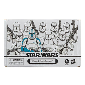 Star Wars 3.75 Inch Action Figure 4-Pack | Phase I Clone Troopers