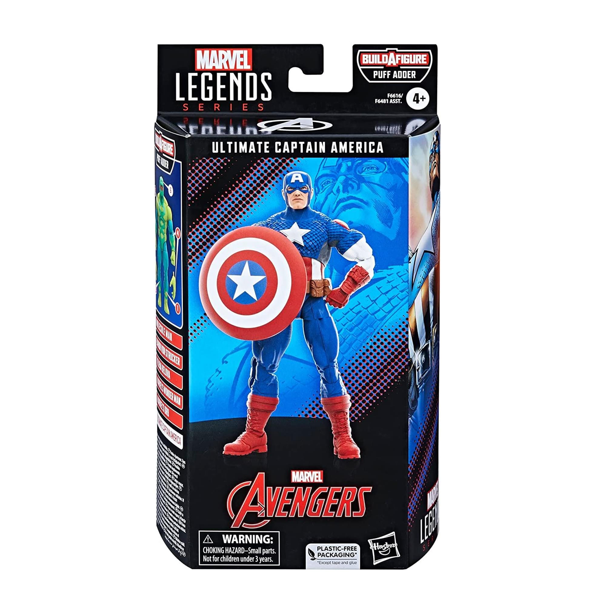 Marvel Legends 6 Inch Action Figure | Ultimate Captain America