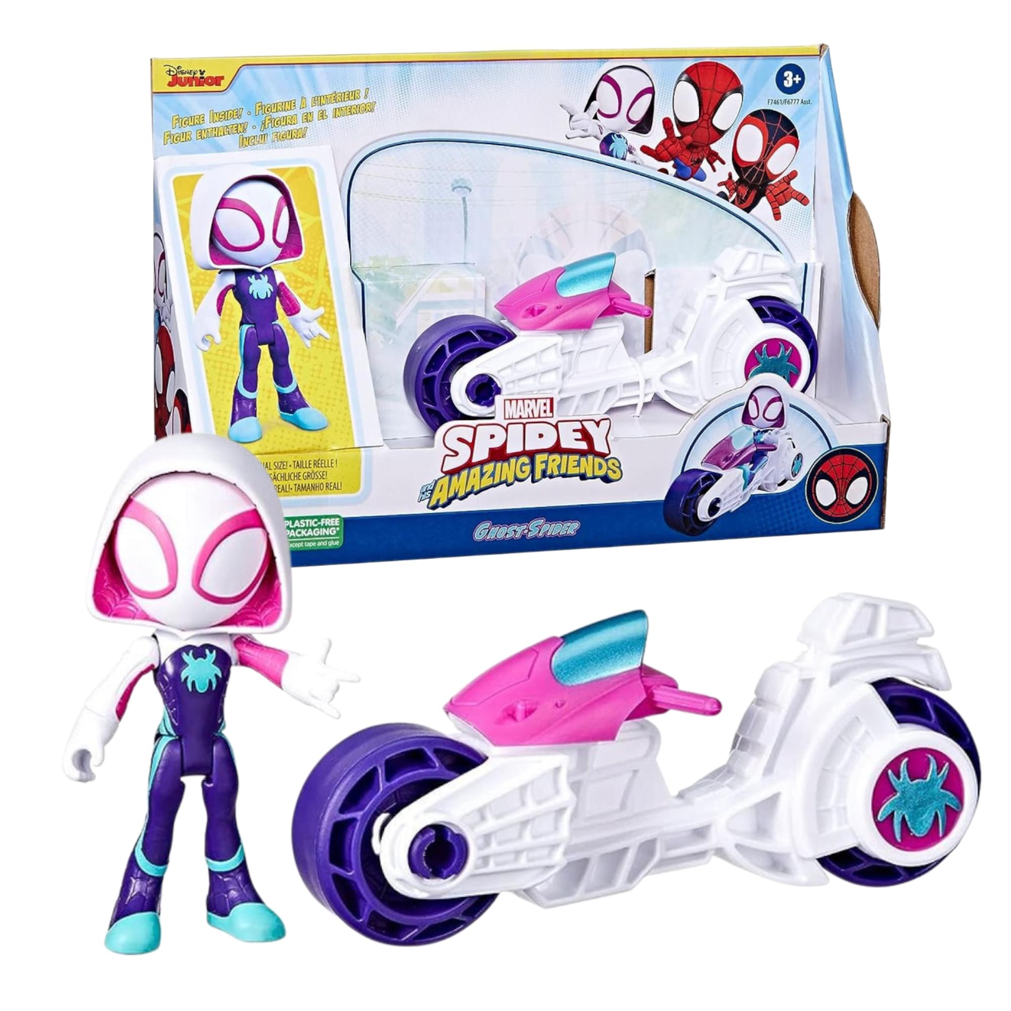 Marvel Spidey and Friends Figure & Motorcycle | Ghost-Spider