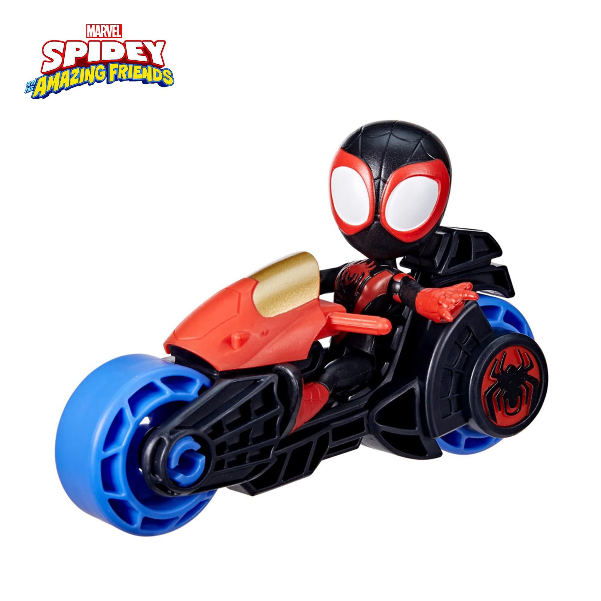 Marvel Spidey and Friends Figure & Motorcycle | Miles Morales
