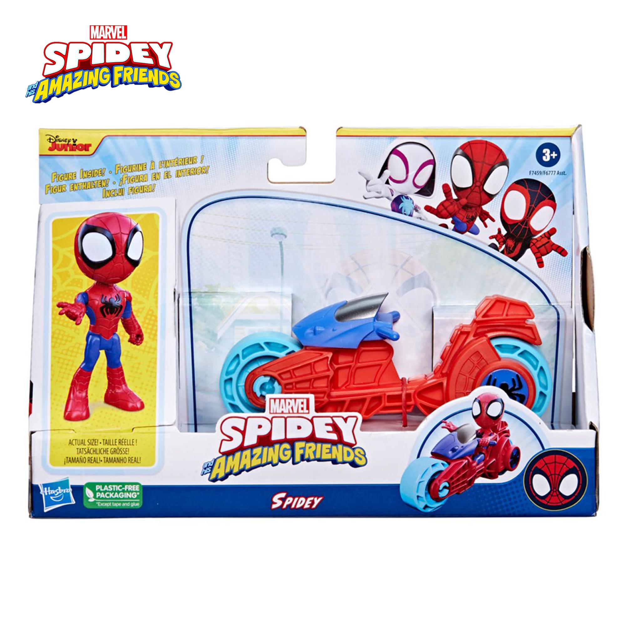 Marvel Spidey and Friends Figure & Motorcycle | Spidey