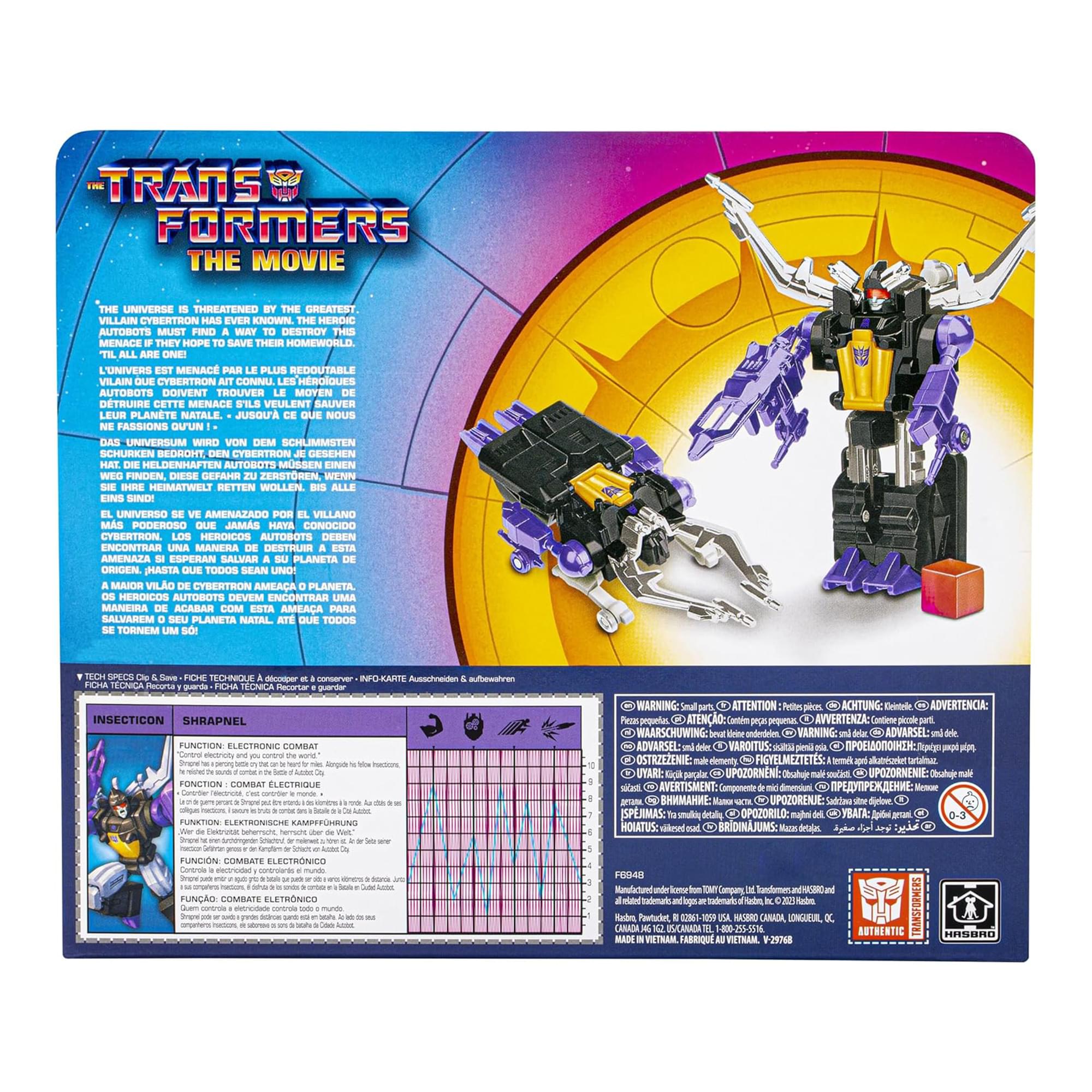 Transformers: The Movie Retro Action Figure | Shrapnel