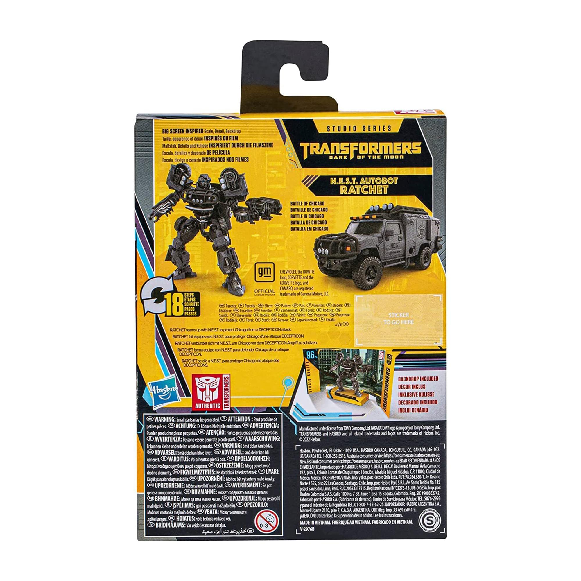 Transformers Studio Series 96 Buzzworthy Bumblebee | N.E.S.T. Autobot Ratchet