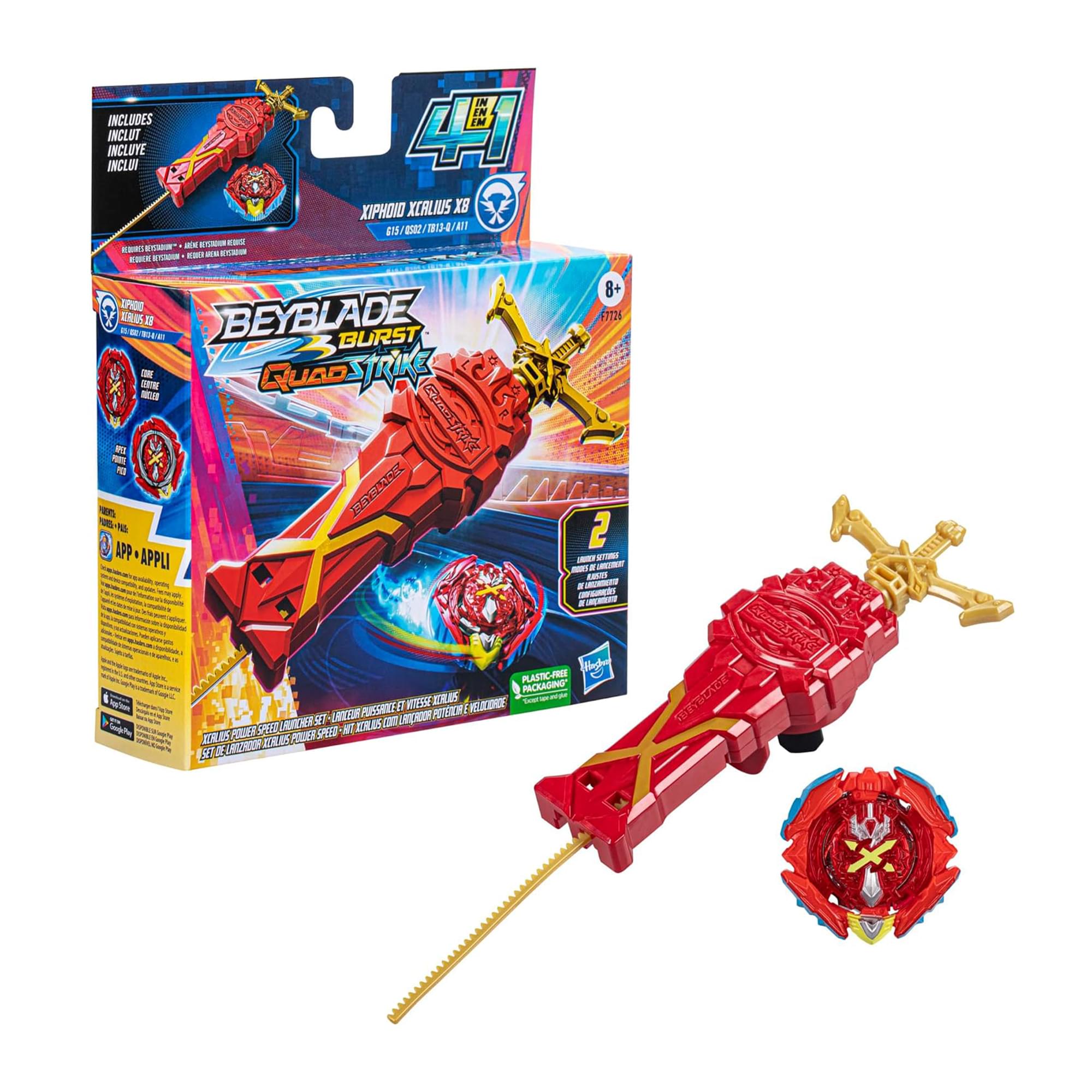 Beyblade Burst QuadStrike Speed Launcher
