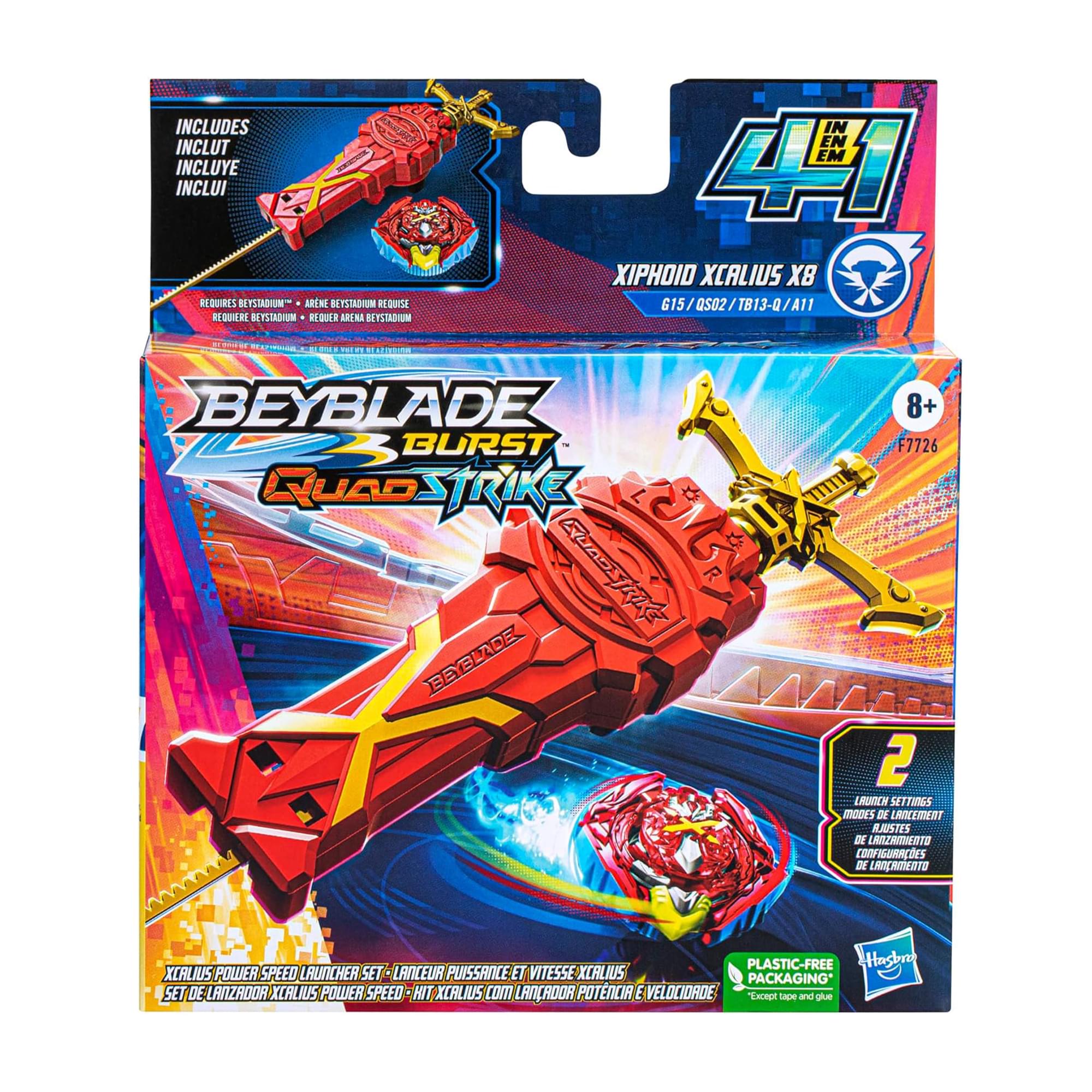 Beyblade Burst QuadStrike Speed Launcher