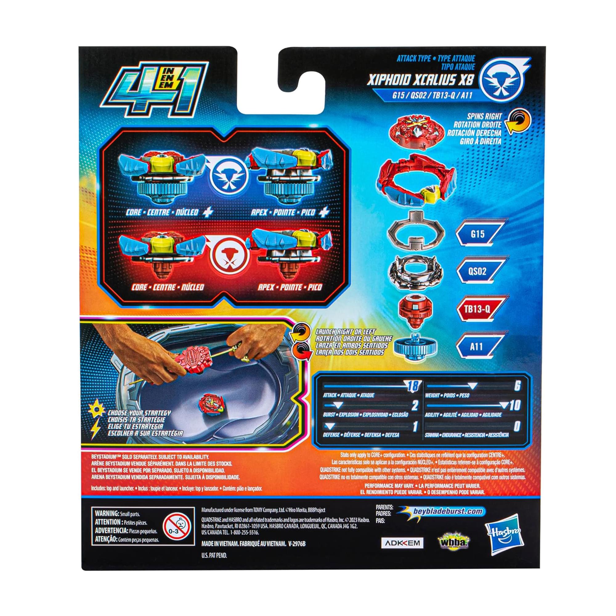 Beyblade Burst QuadStrike Speed Launcher