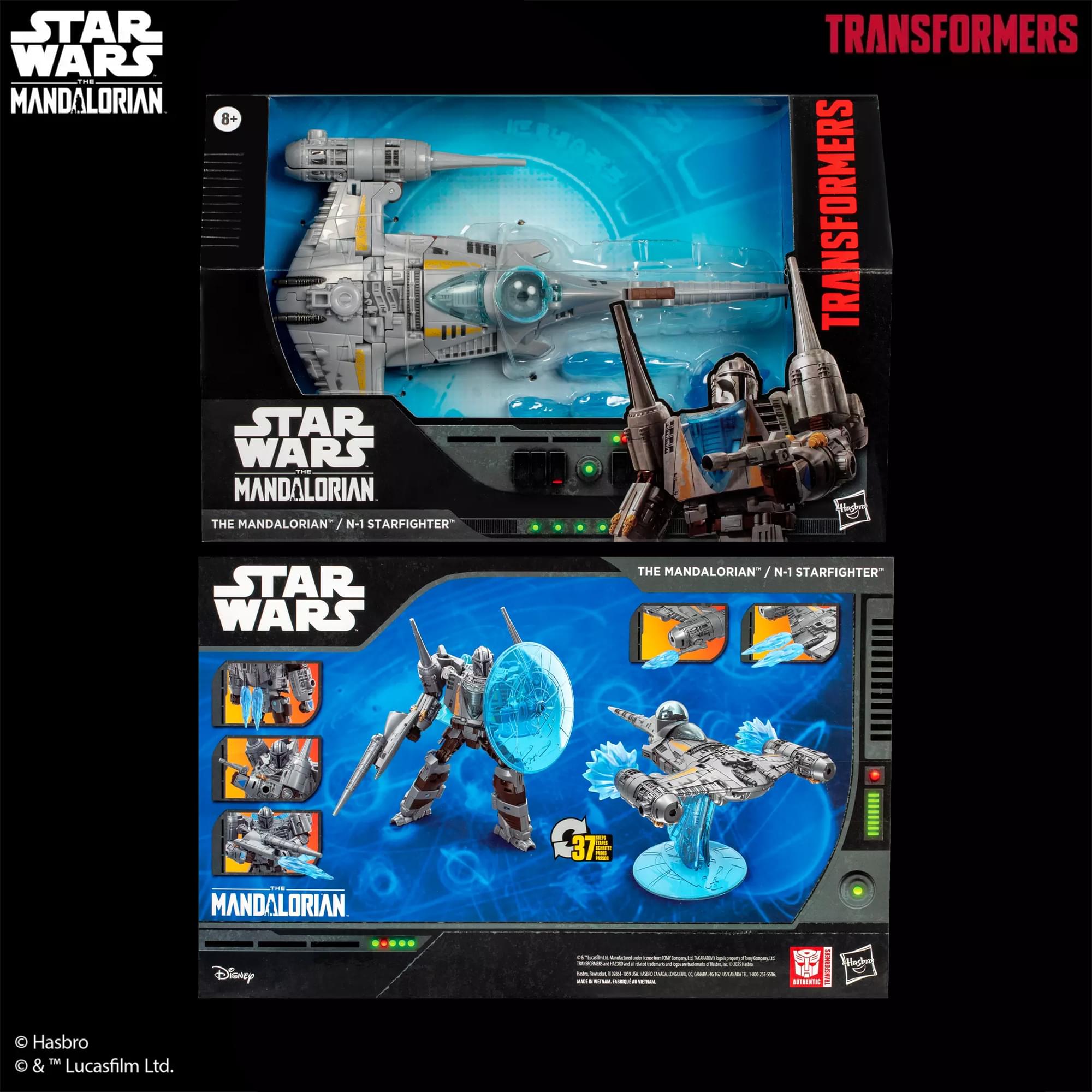 Transformers x Star Wars 7.5-Inch N-1 Starfighter Action Figure