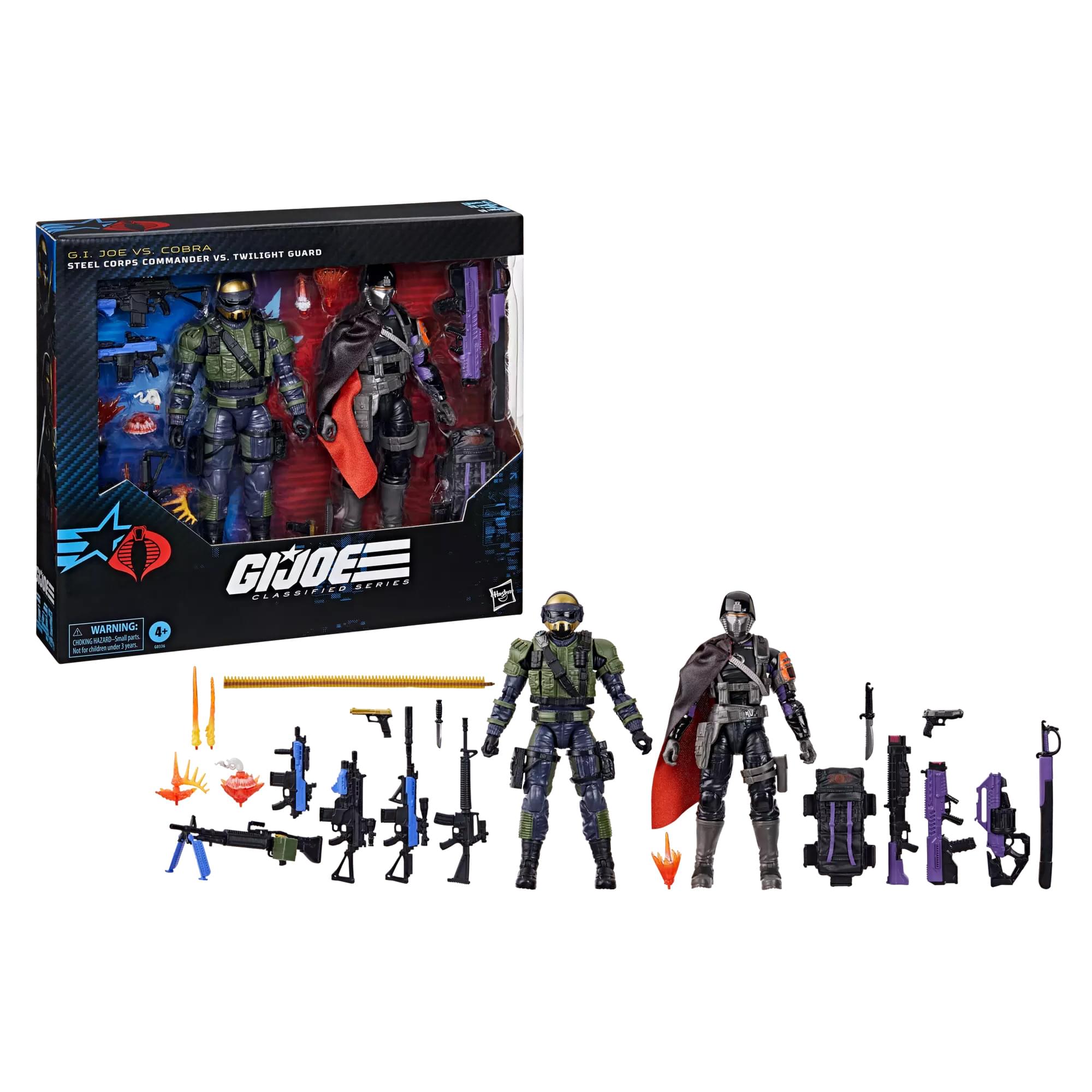 G.I. Joe 6 Inch Classified Series | Steel Corps Commander Vs. Twilight Guard